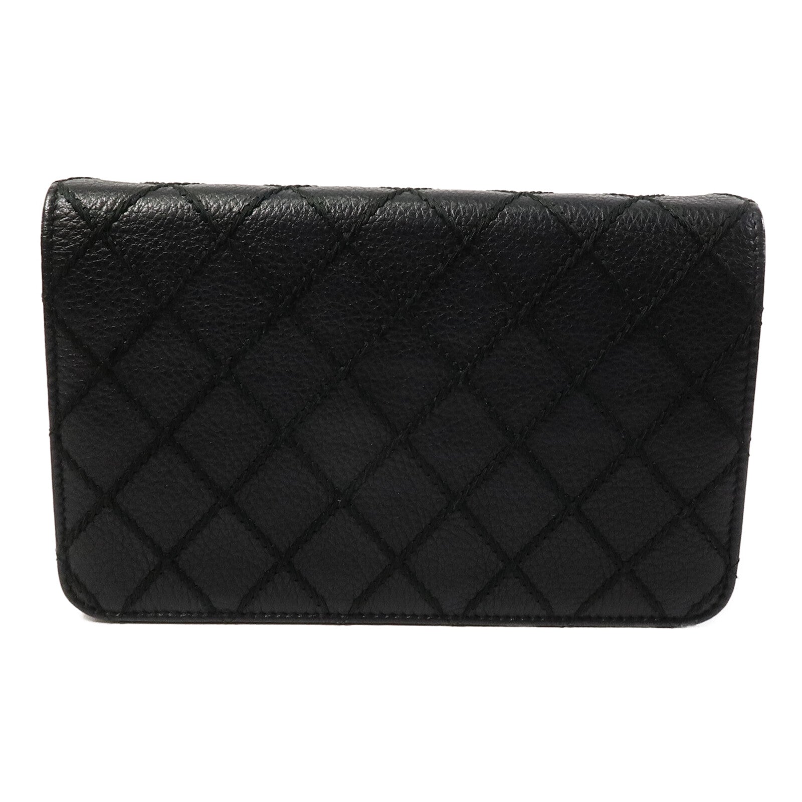 CHANEL 牛皮皮革WOC Wallet On Chain鏈帶肩背袋