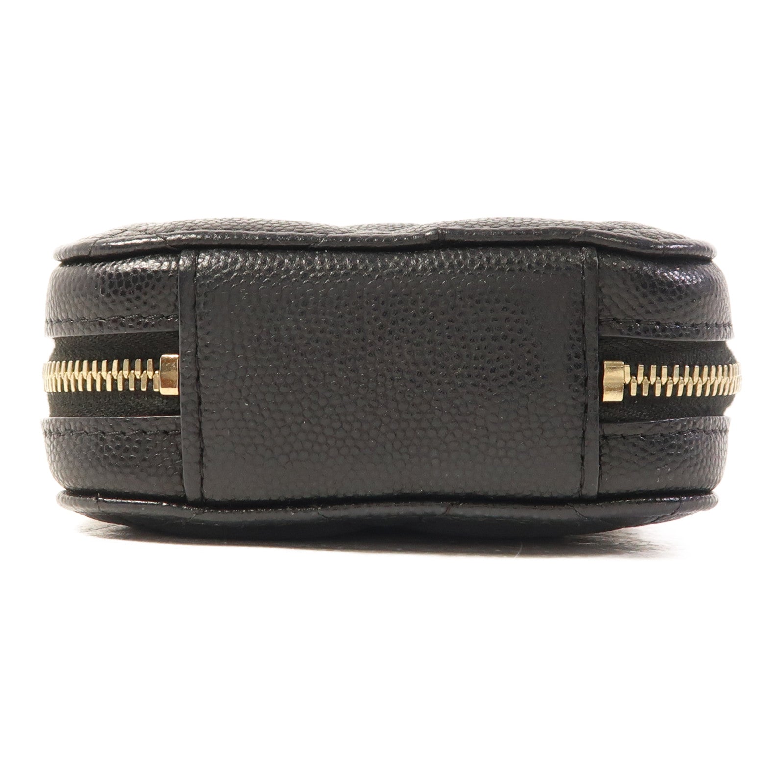 CHANEL 牛皮皮革Chain Shoulder金扣鏈帶肩背袋