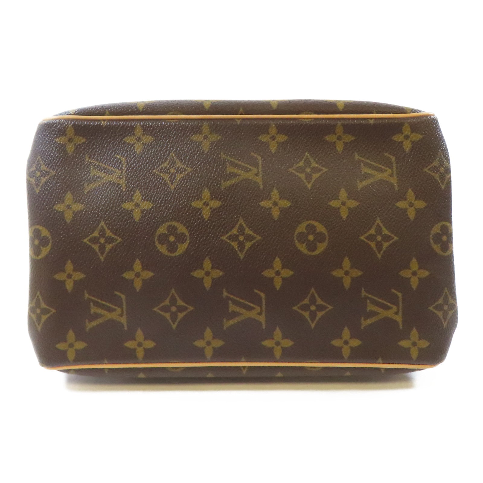 LOUIS VUITTON Monogram Batignolle金扣手挽袋啡色