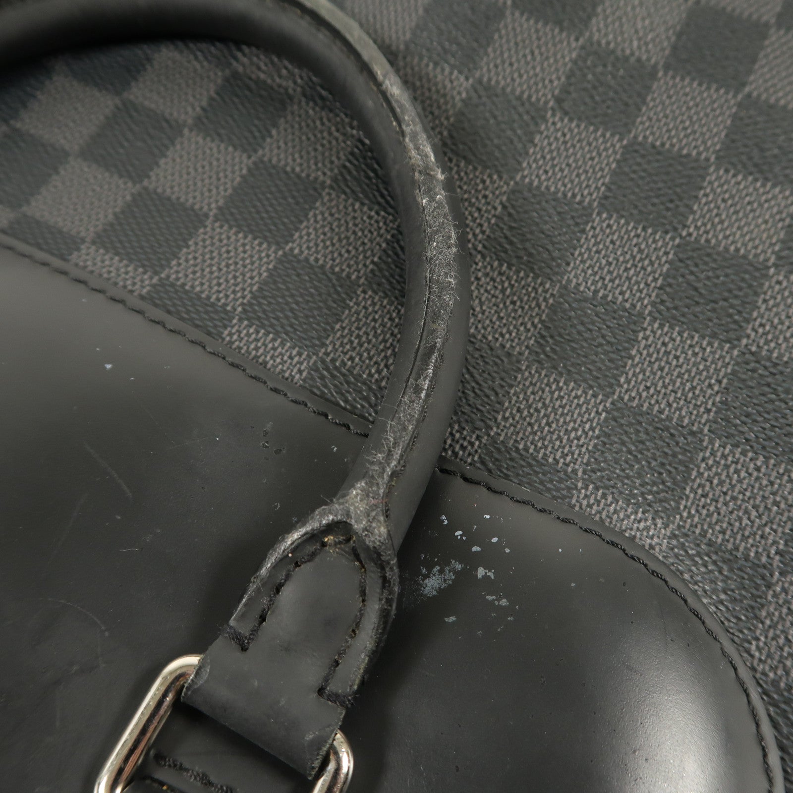 LOUIS VUITTON Damier Porte-Documents Jour銀扣手挽袋