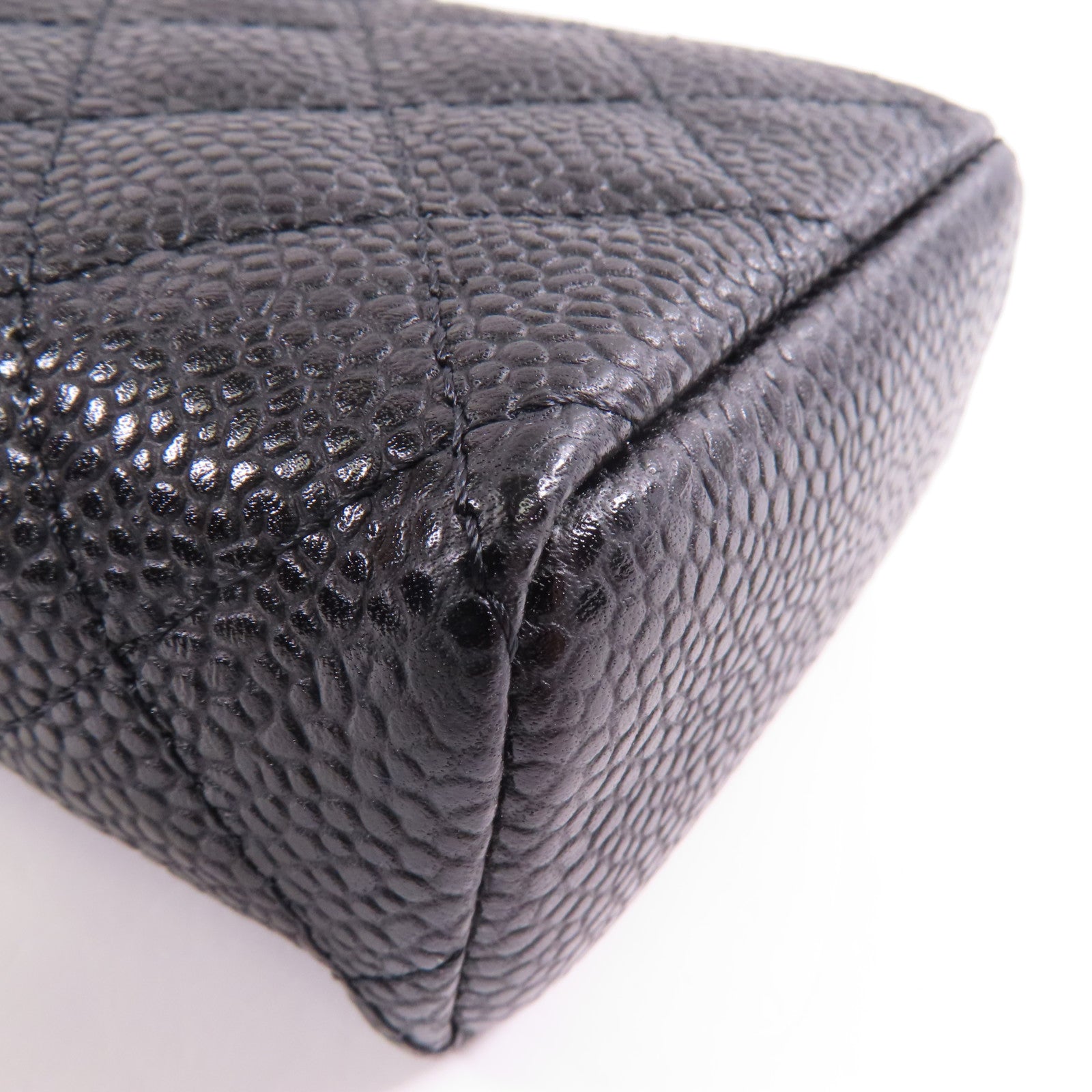 CHANEL 牛皮皮革Clutch金扣手拿包