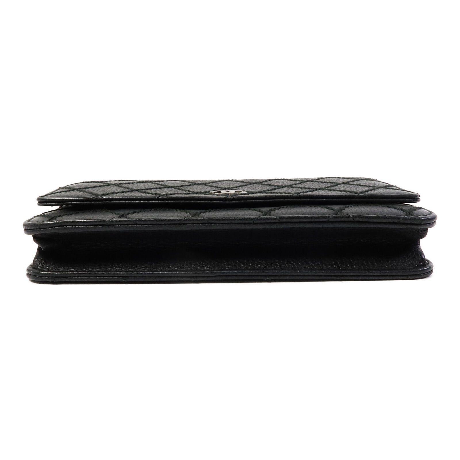 CHANEL 牛皮皮革WOC Wallet On Chain鏈帶肩背袋