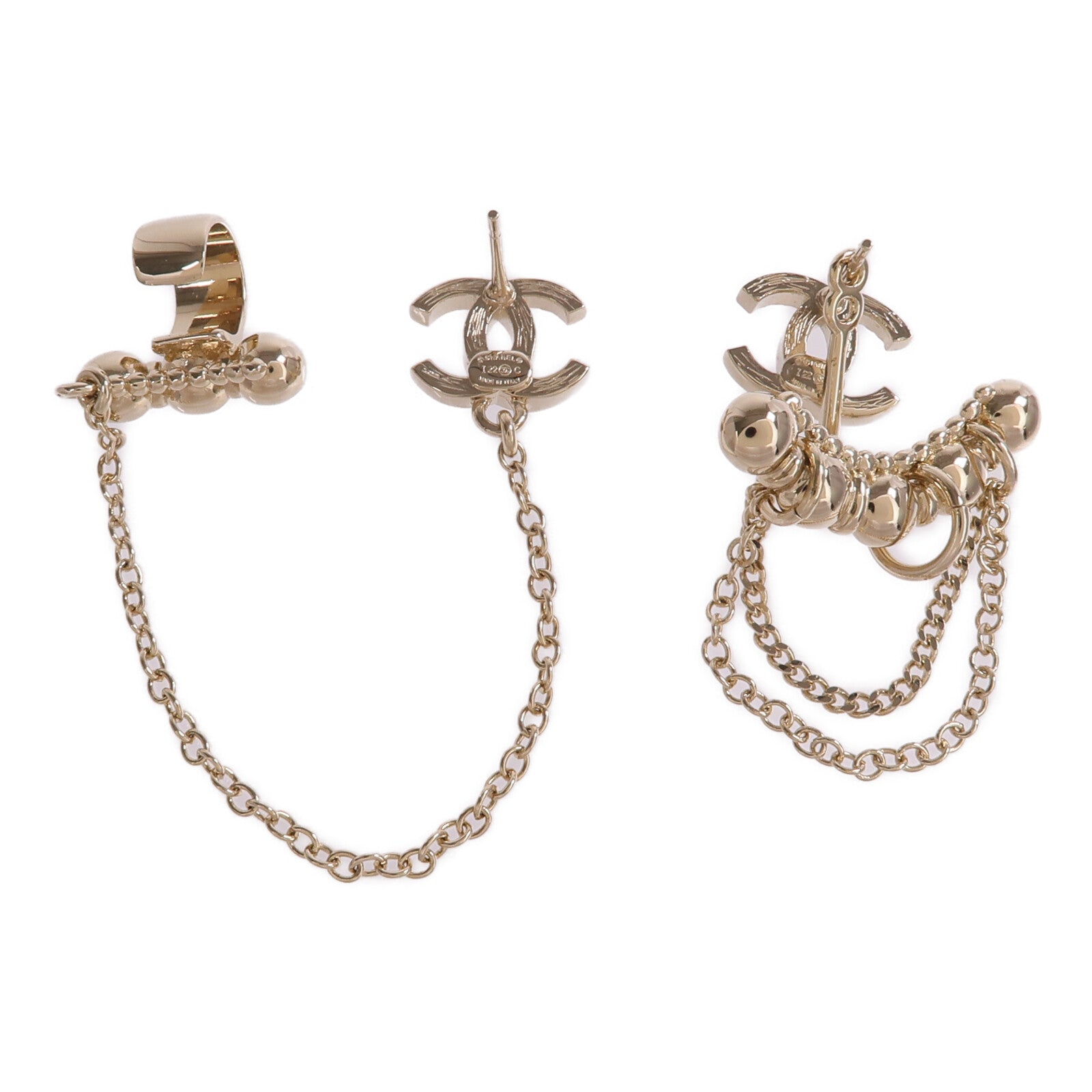 CHANEL 金屬Earrings/EarCuffs金扣耳環/耳夾