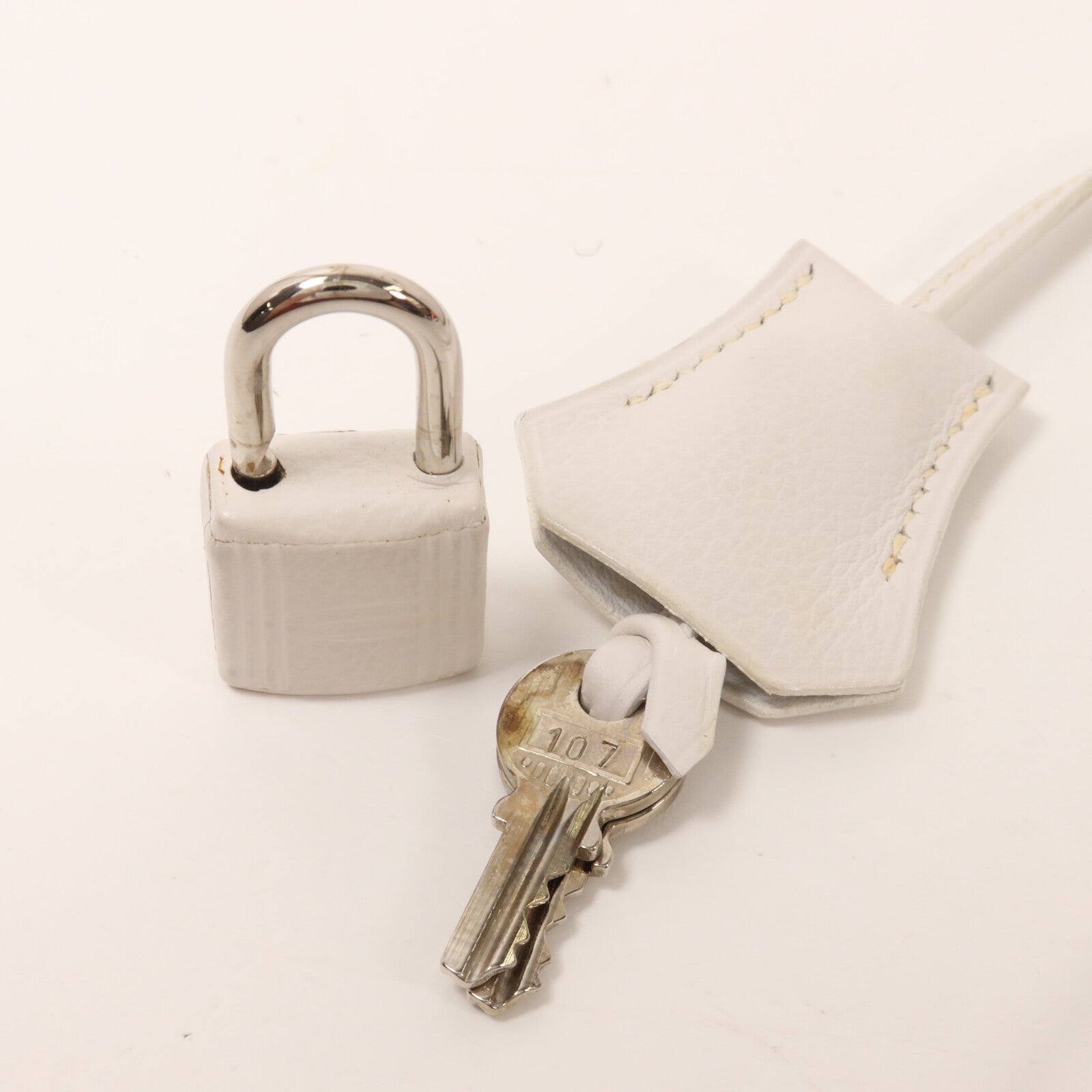 HERMES Evercolor皮革Kelly 32手挽肩背兩用袋Blanc