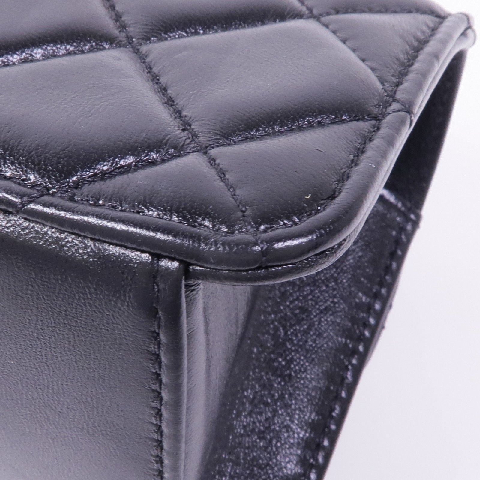 CHANEL 牛皮皮革Chain Shoulder Bag金扣鏈帶肩背袋