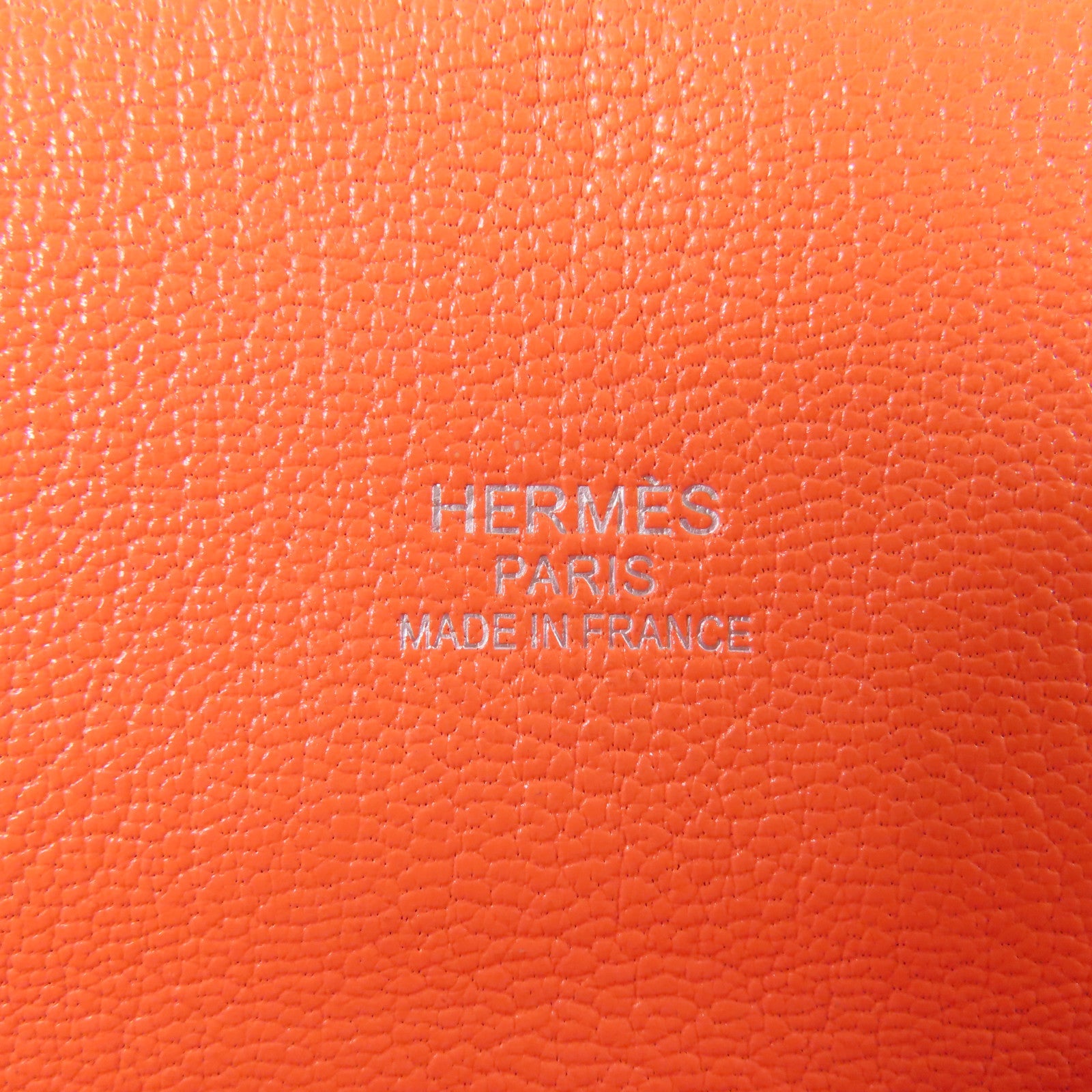 HERMES PHW Jypsiere 34 Shoulder Bag Clemence Leather Crevette/Pink