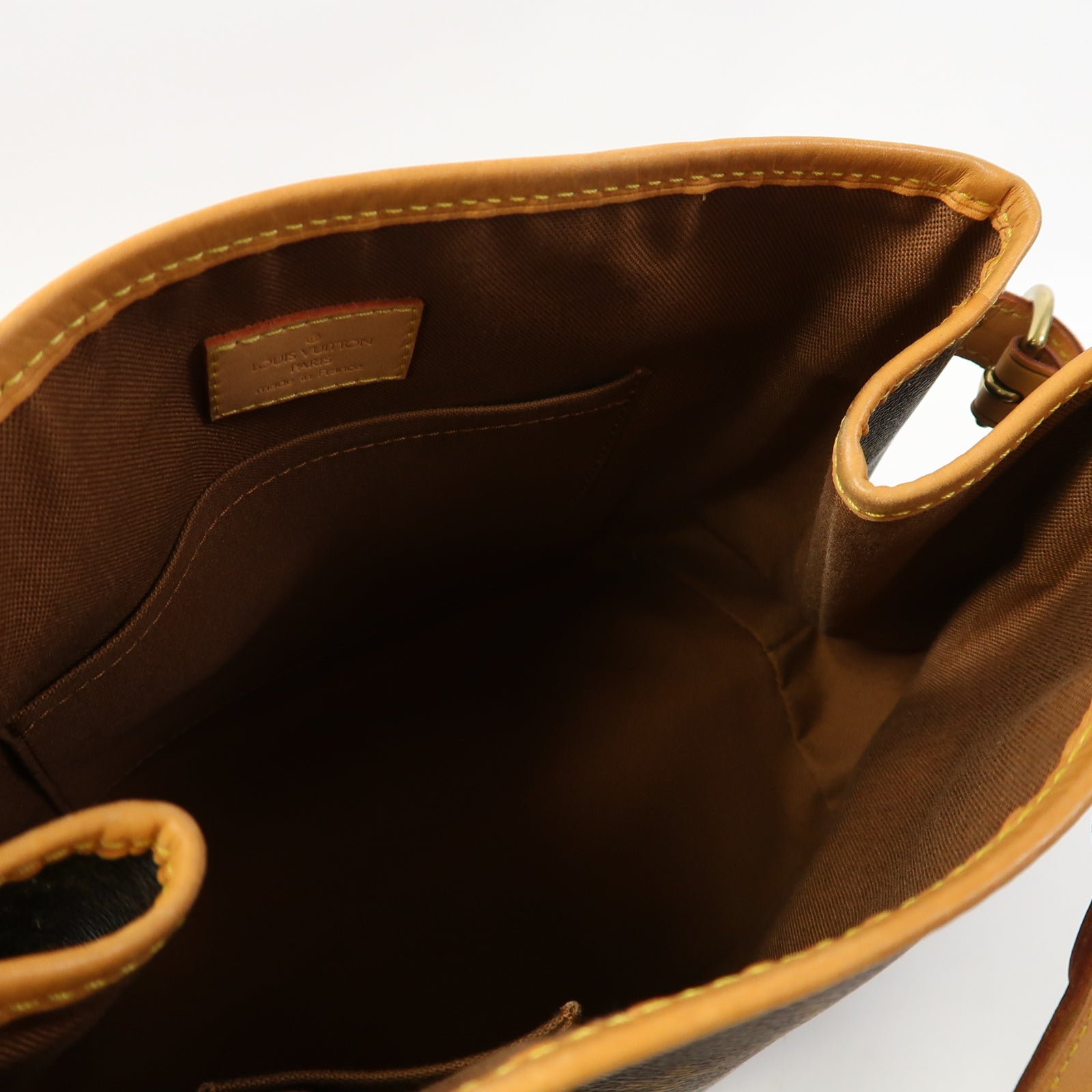 LOUIS VUITTON Monogram Batignolles金扣手挽袋啡色
