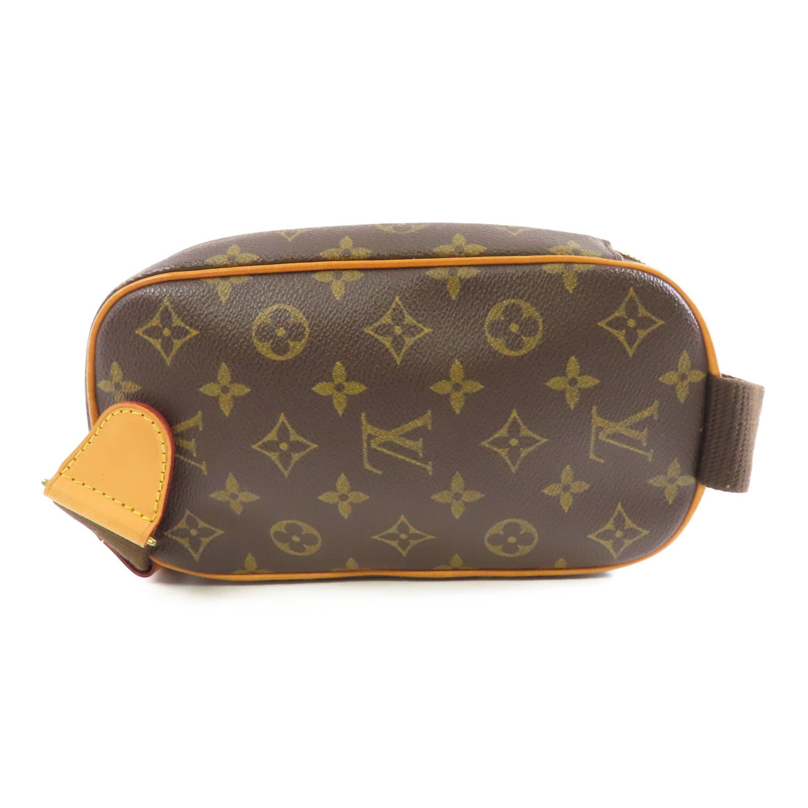 LOUIS VUITTON Monogram Pochette金扣肩背袋啡色