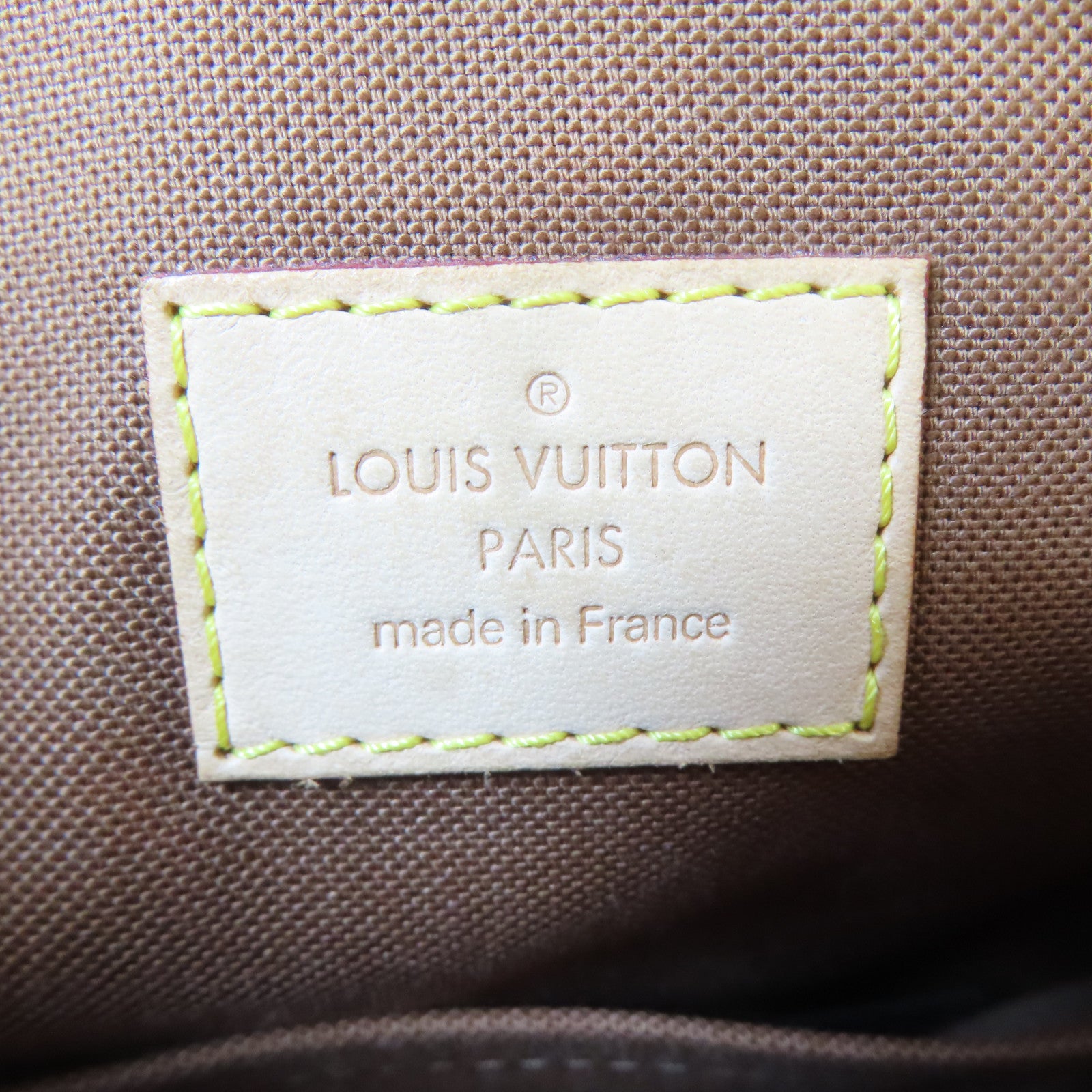 LOUIS VUITTON Monogram Batignolle金扣手挽袋啡色