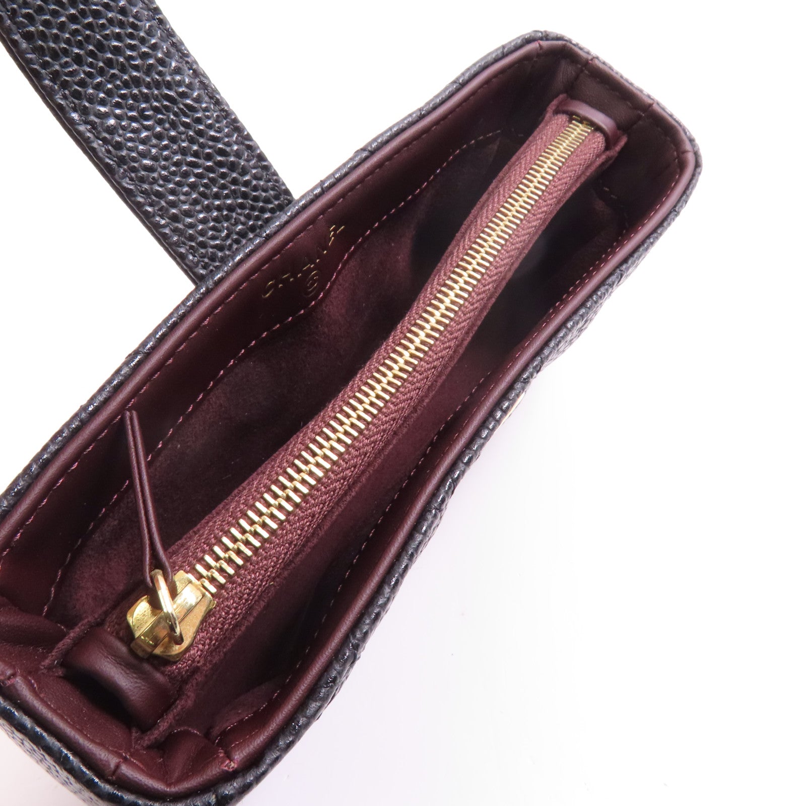 CHANEL 牛皮皮革Clutch金扣手拿包