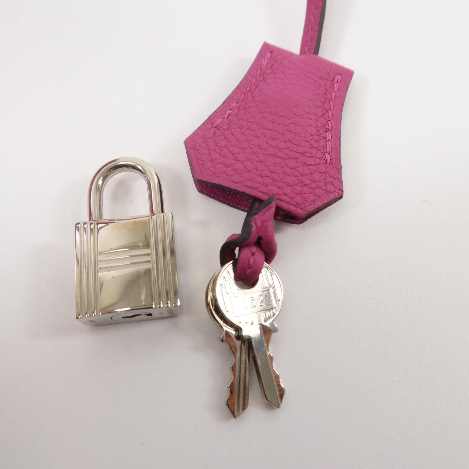 HERMES Togo皮革Kelly 25手挽肩背兩用袋Rose Purple
