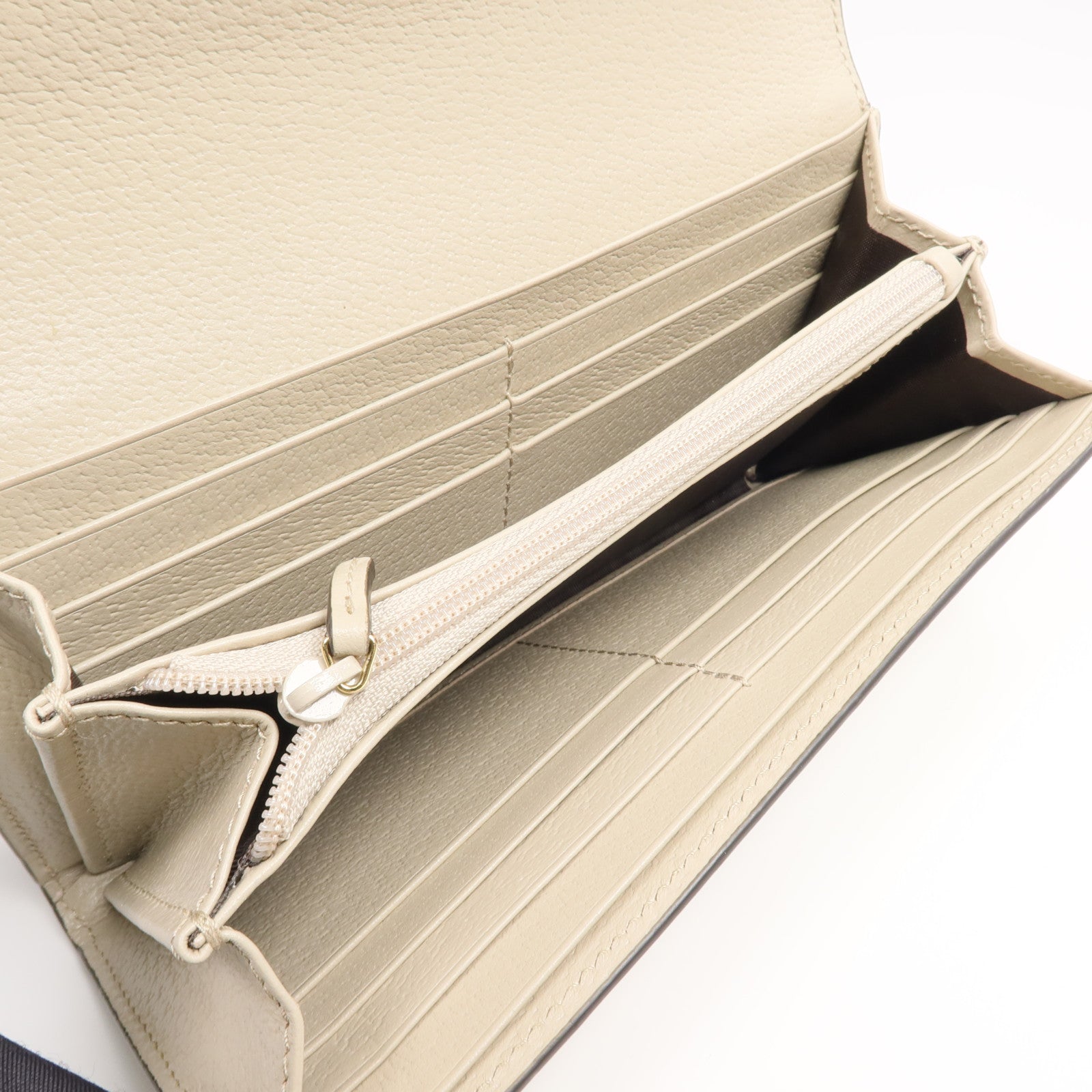 GUCCI 塗層帆布Ophidia GG Continental Wallet金扣長錢包