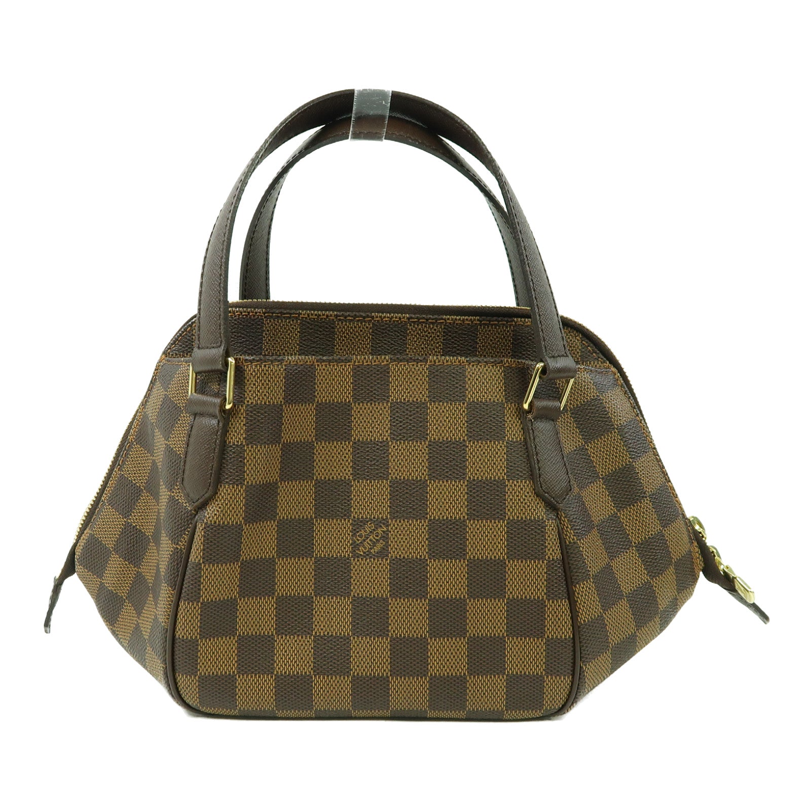 LOUIS VUITTON Damier Belem PM金扣肩背袋啡色
