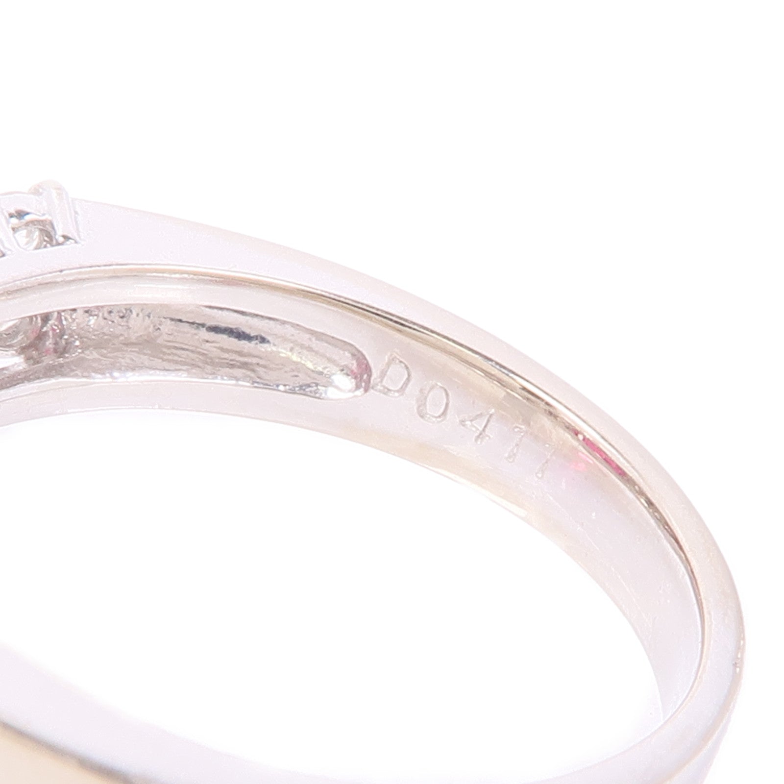 JEWELRY 18K白金Ruby/Diamond Ring紅寶石/鑽石戒指US#6.25