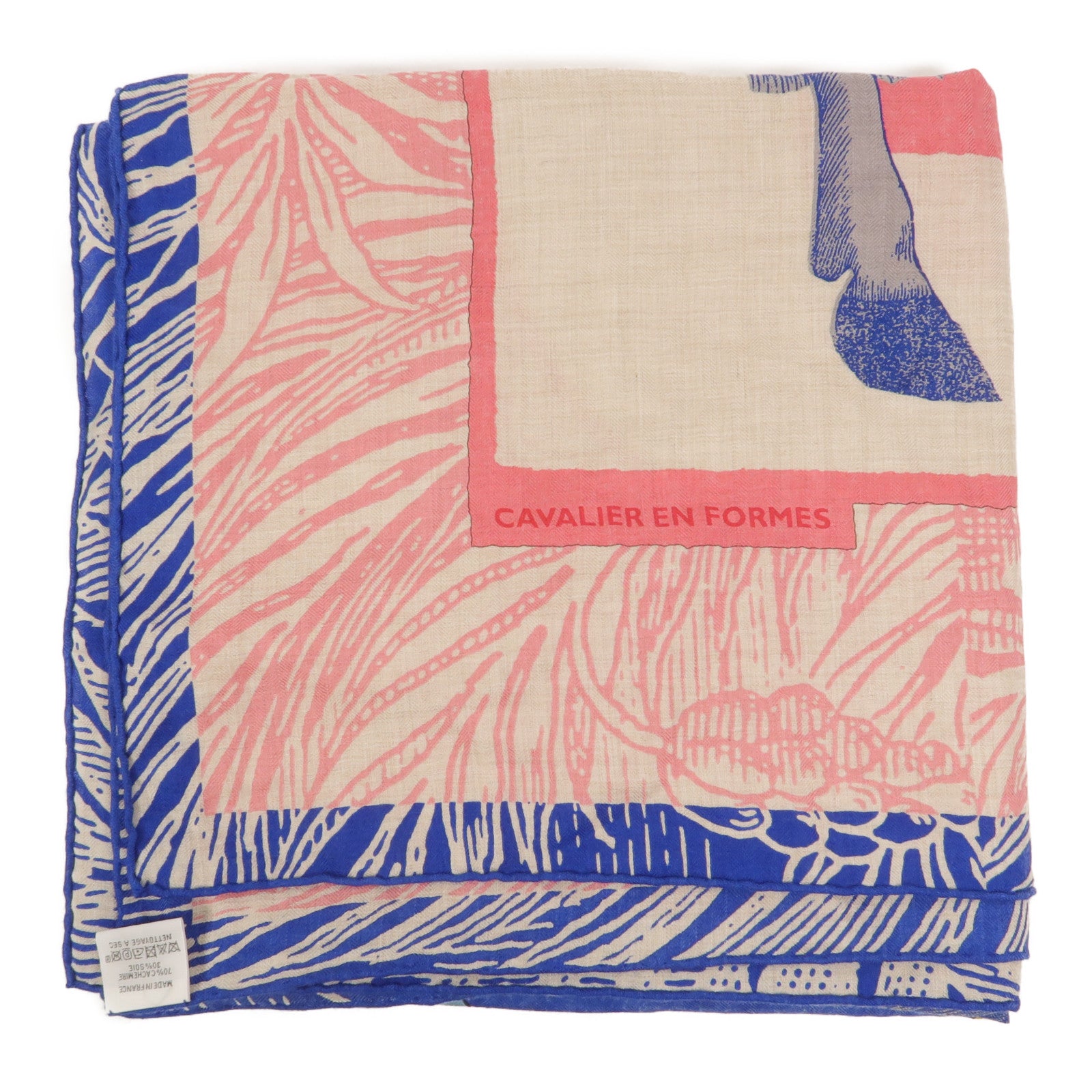 HERMES 絲質/羊絨Scarf 140x140圍巾