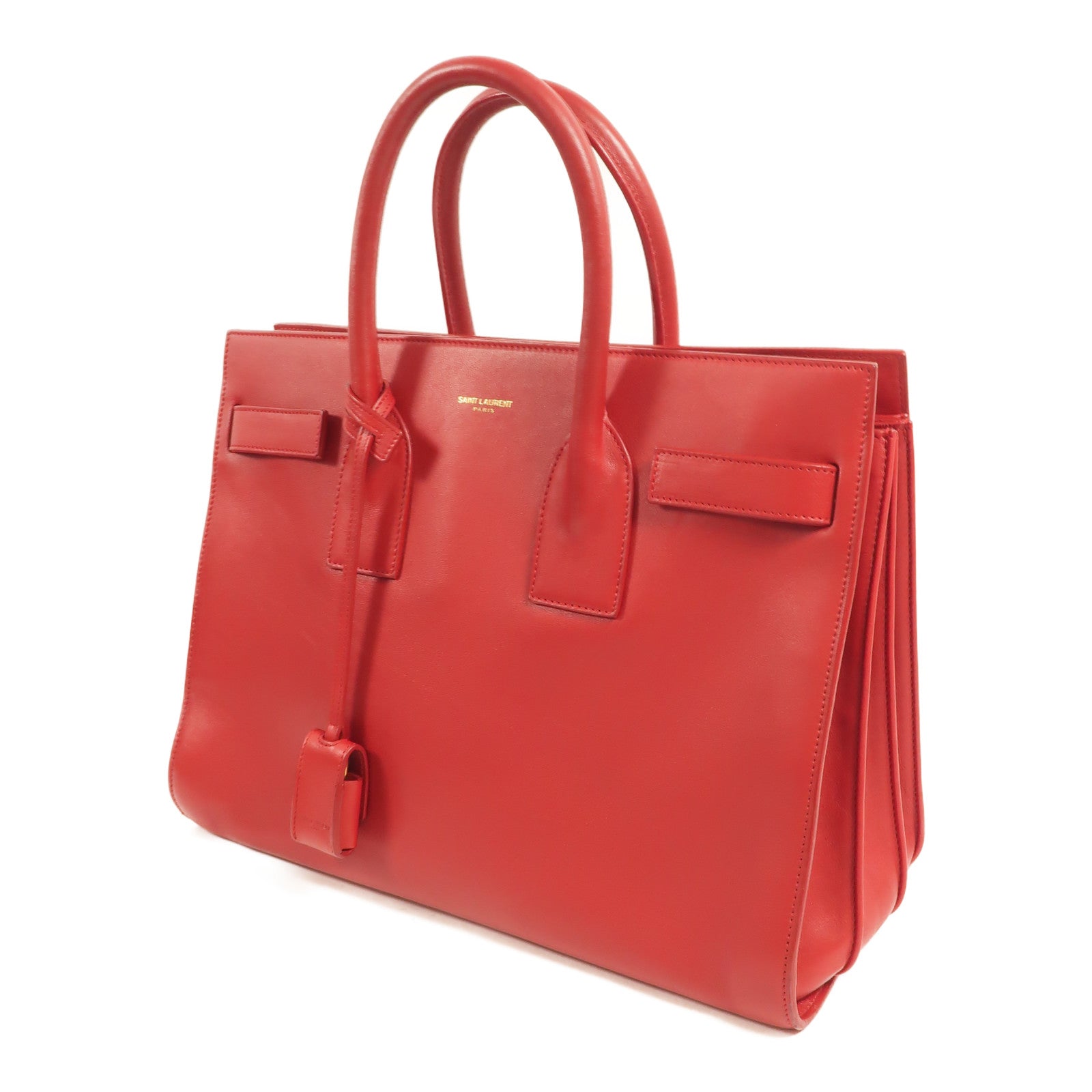 SAINT LAURENT 牛皮皮革Sac De Jour手挽肩背兩用袋