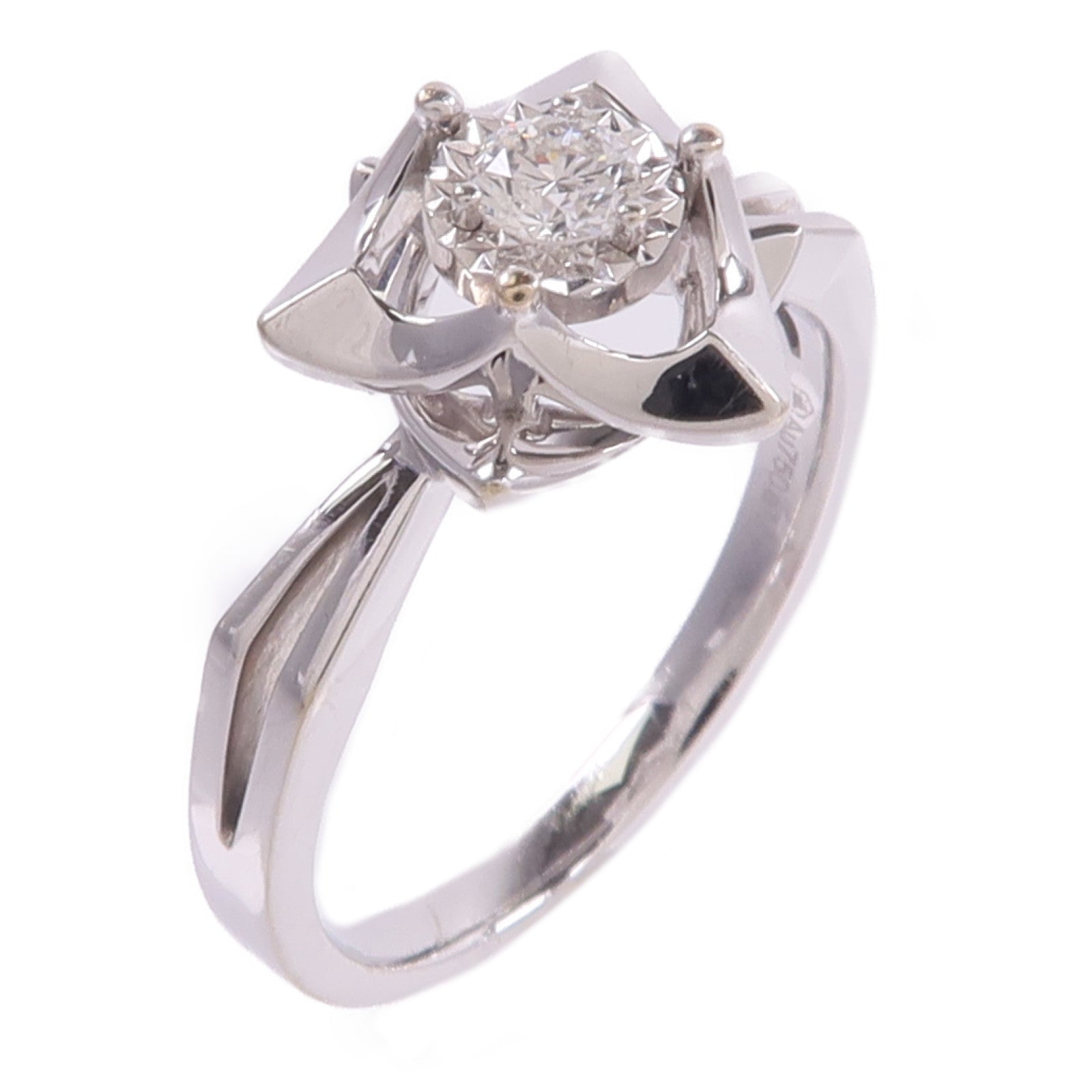 JEWELRY 18K白金Diamond Ring鑽石戒指