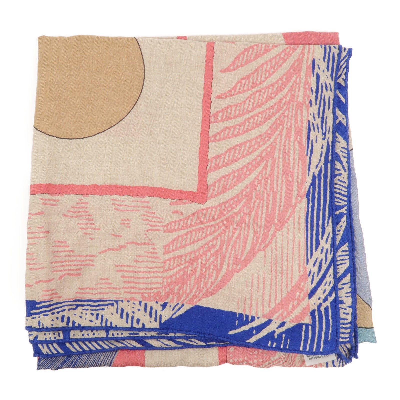 HERMES 絲質/羊絨Scarf 140x140圍巾