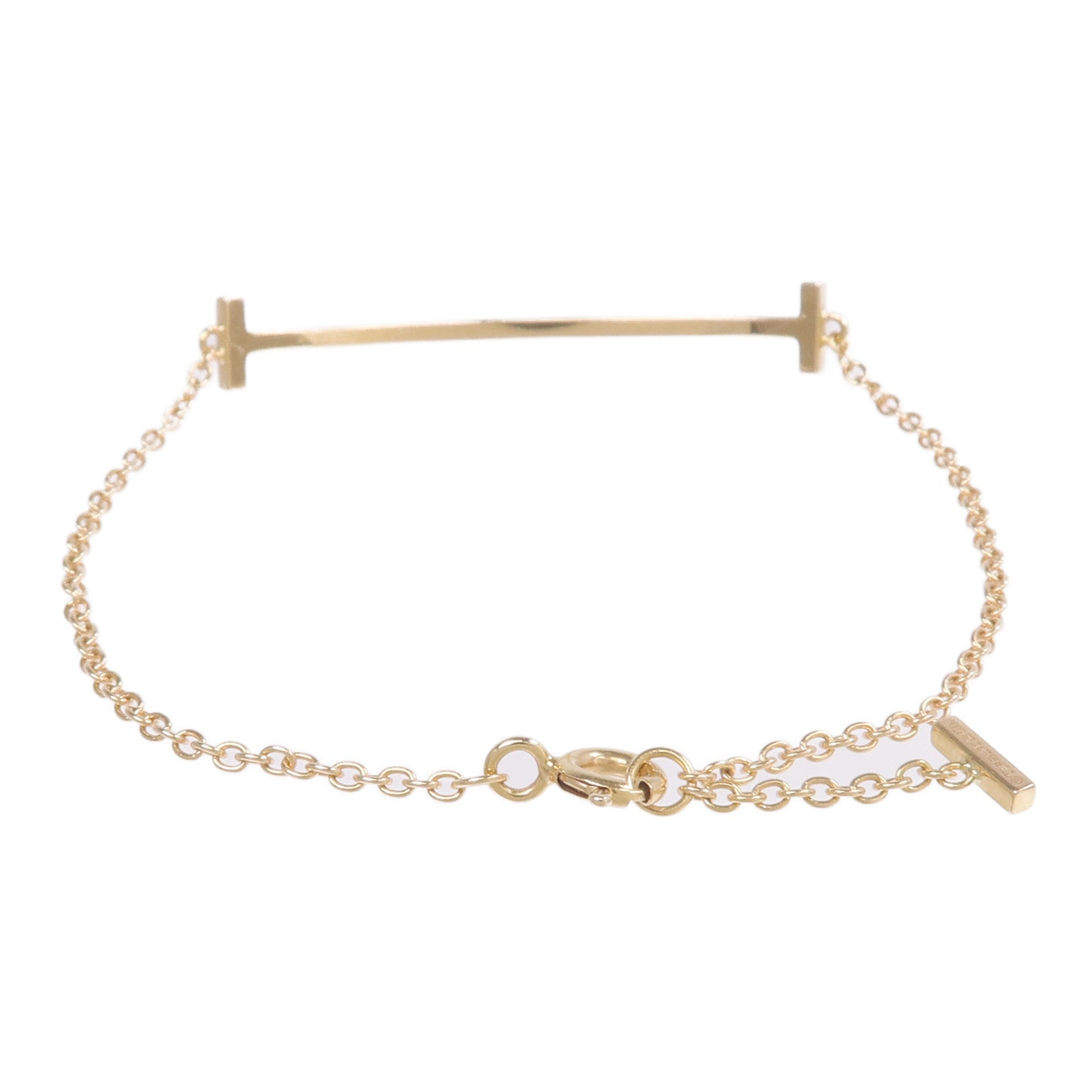 TIFFANY＆CO 18K玫瑰金T Smile Bracelet手鏈