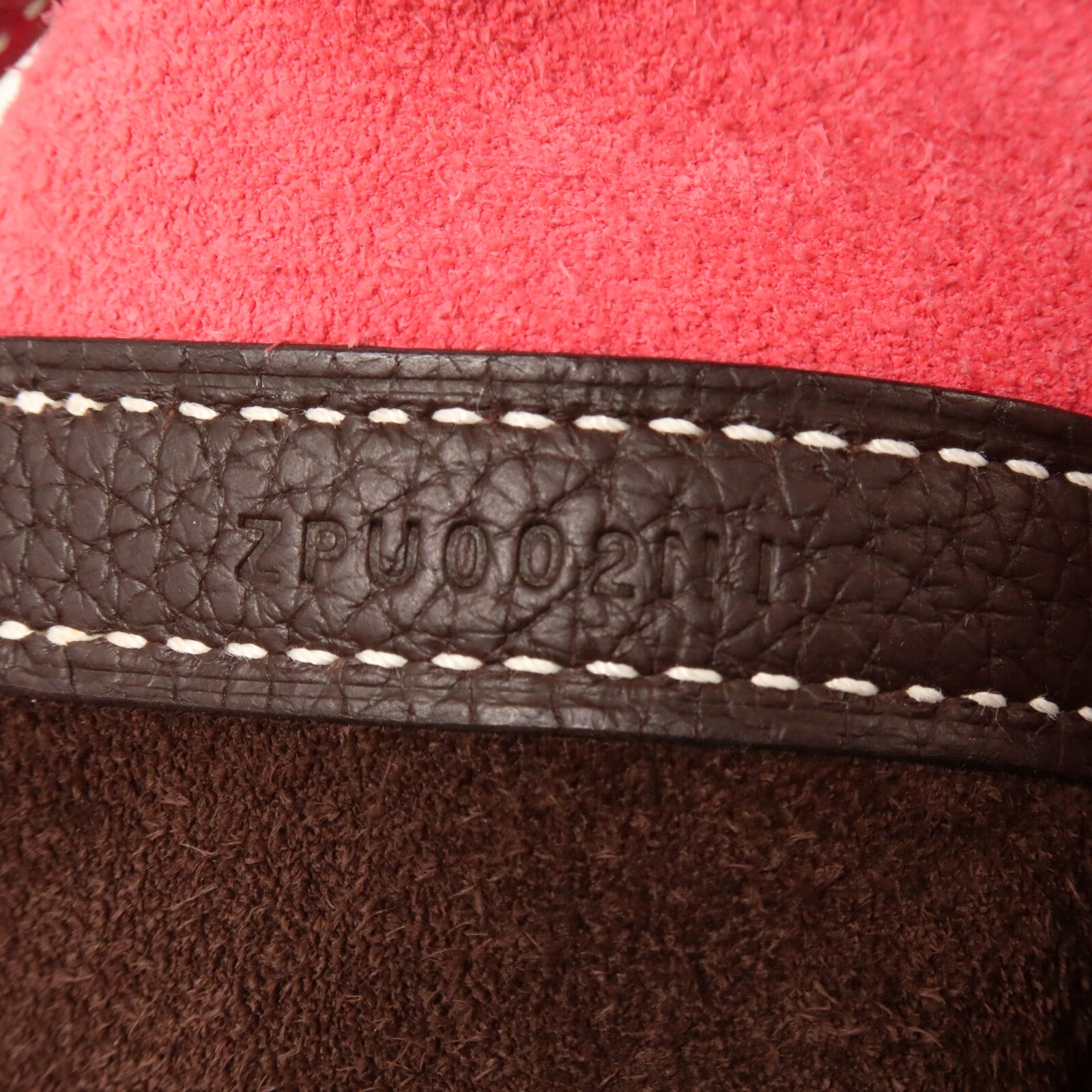HERMES Clemence皮革Picotin PM手挽袋Rouge Sellier/Framboise