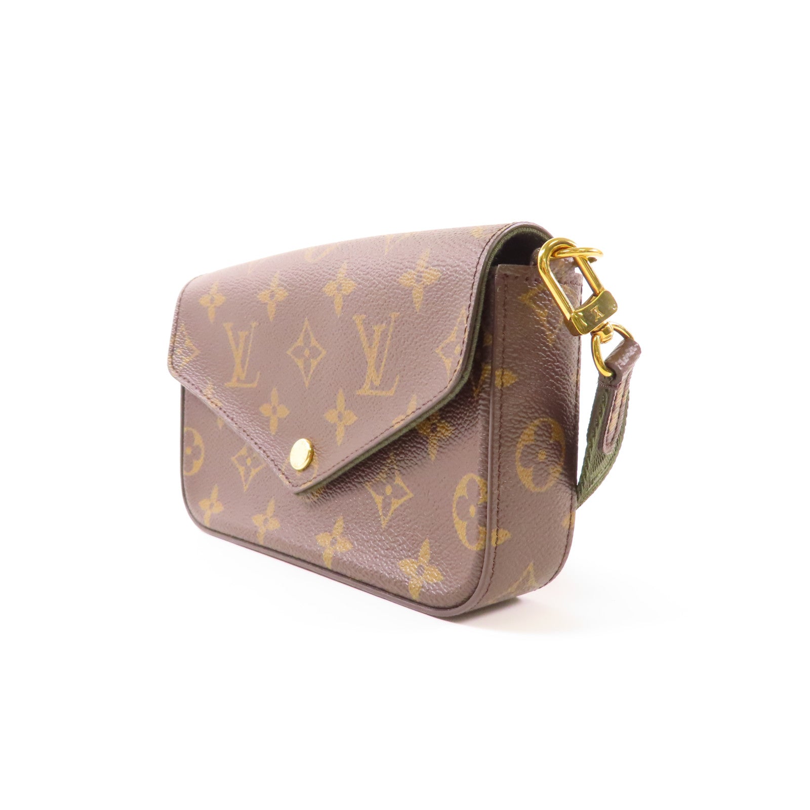 LOUIS VUITTON Monogram Felicie Strap & Go金扣肩背袋