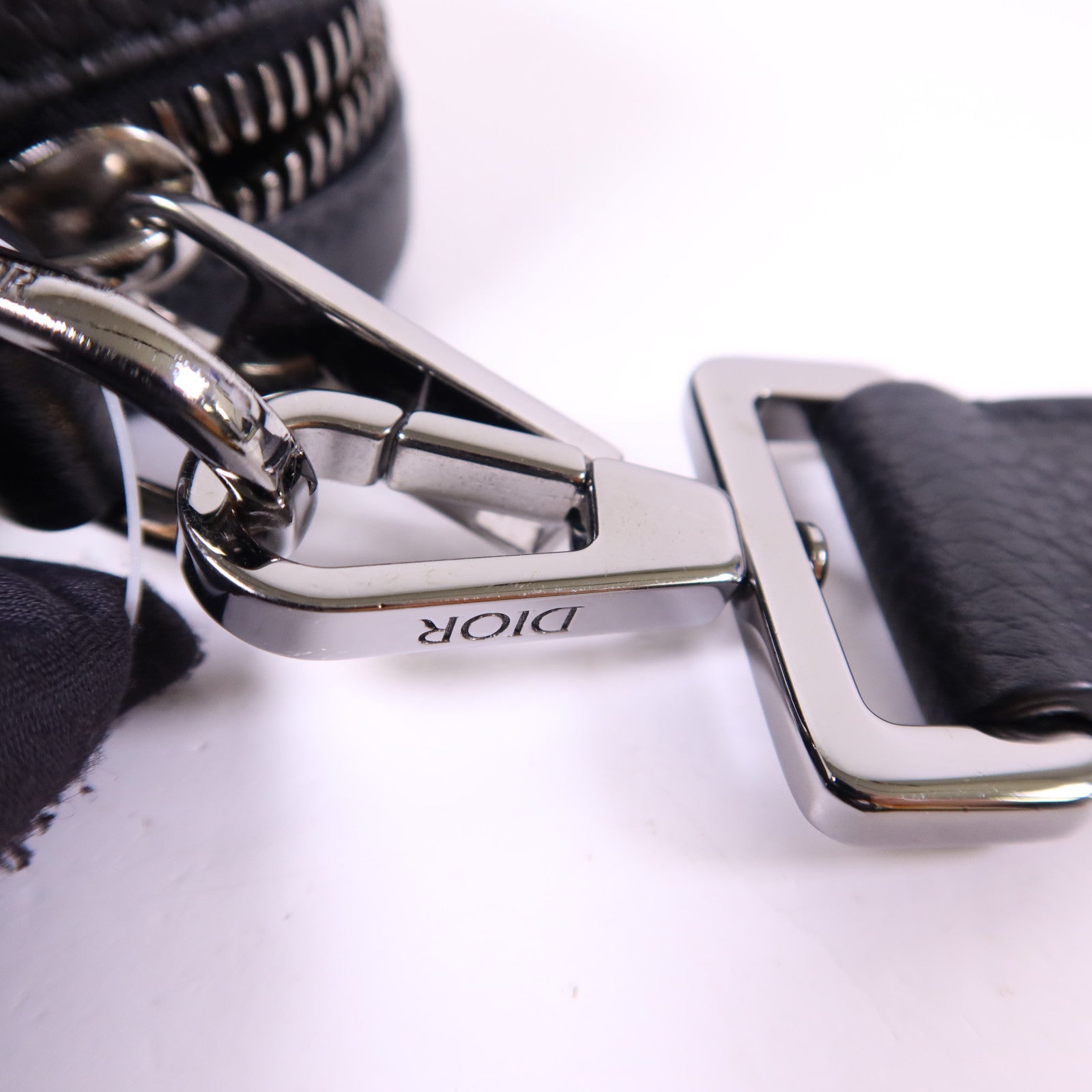 Dior 帆布Shoulder Bag銀扣肩背袋