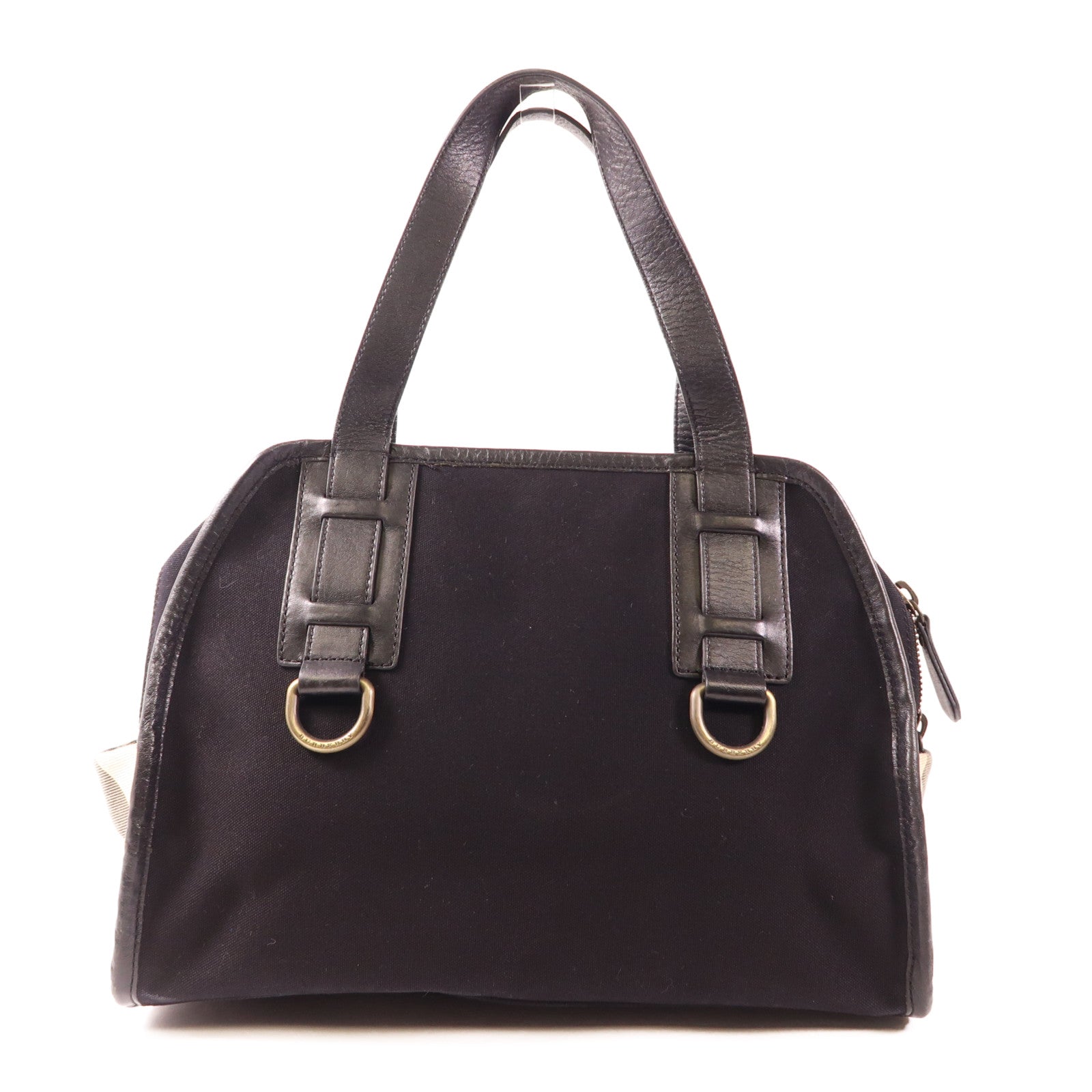 BURBERRY 帆布Pocket Hand Bag金扣手挽袋