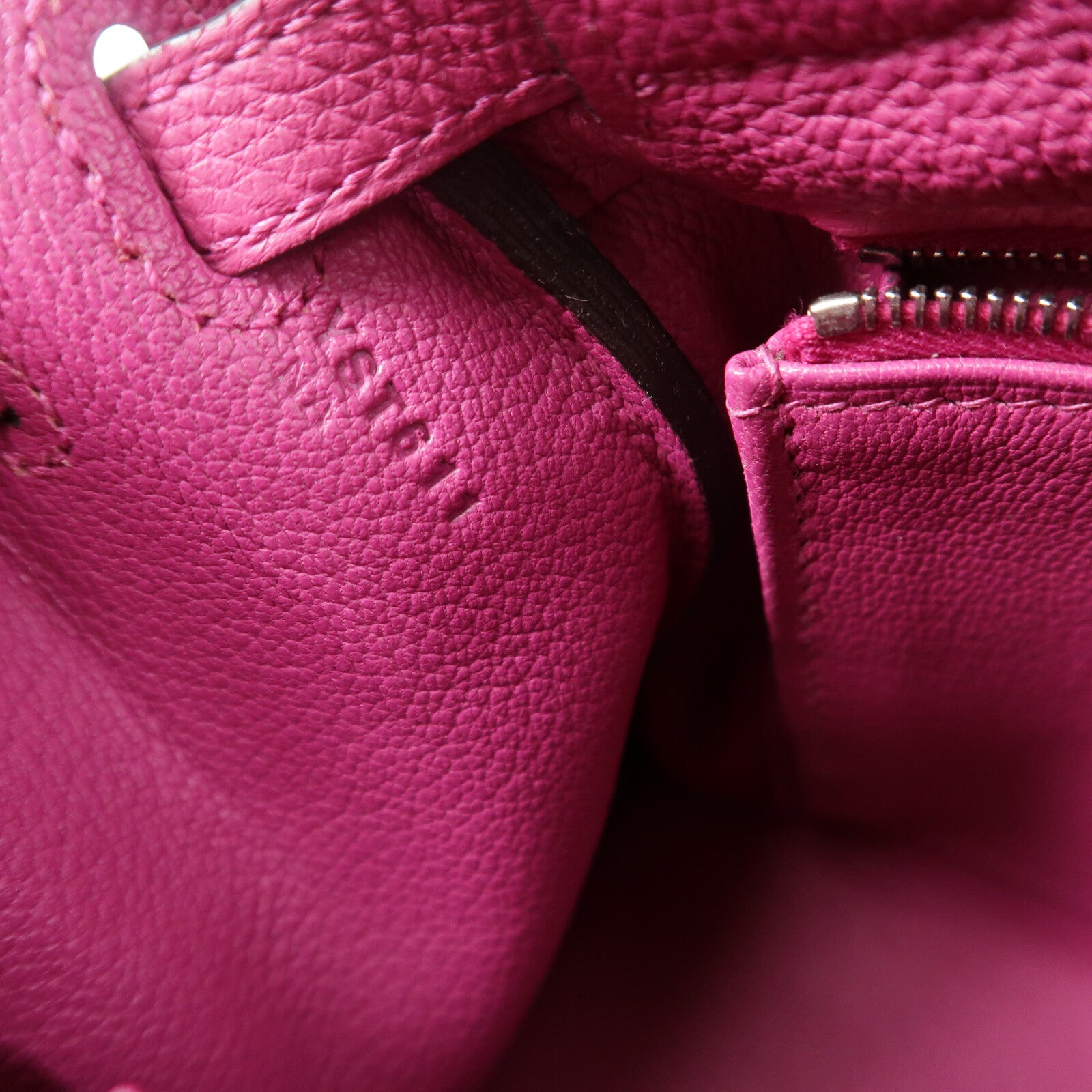 HERMES Togo皮革Kelly 25手挽肩背兩用袋Rose Purple
