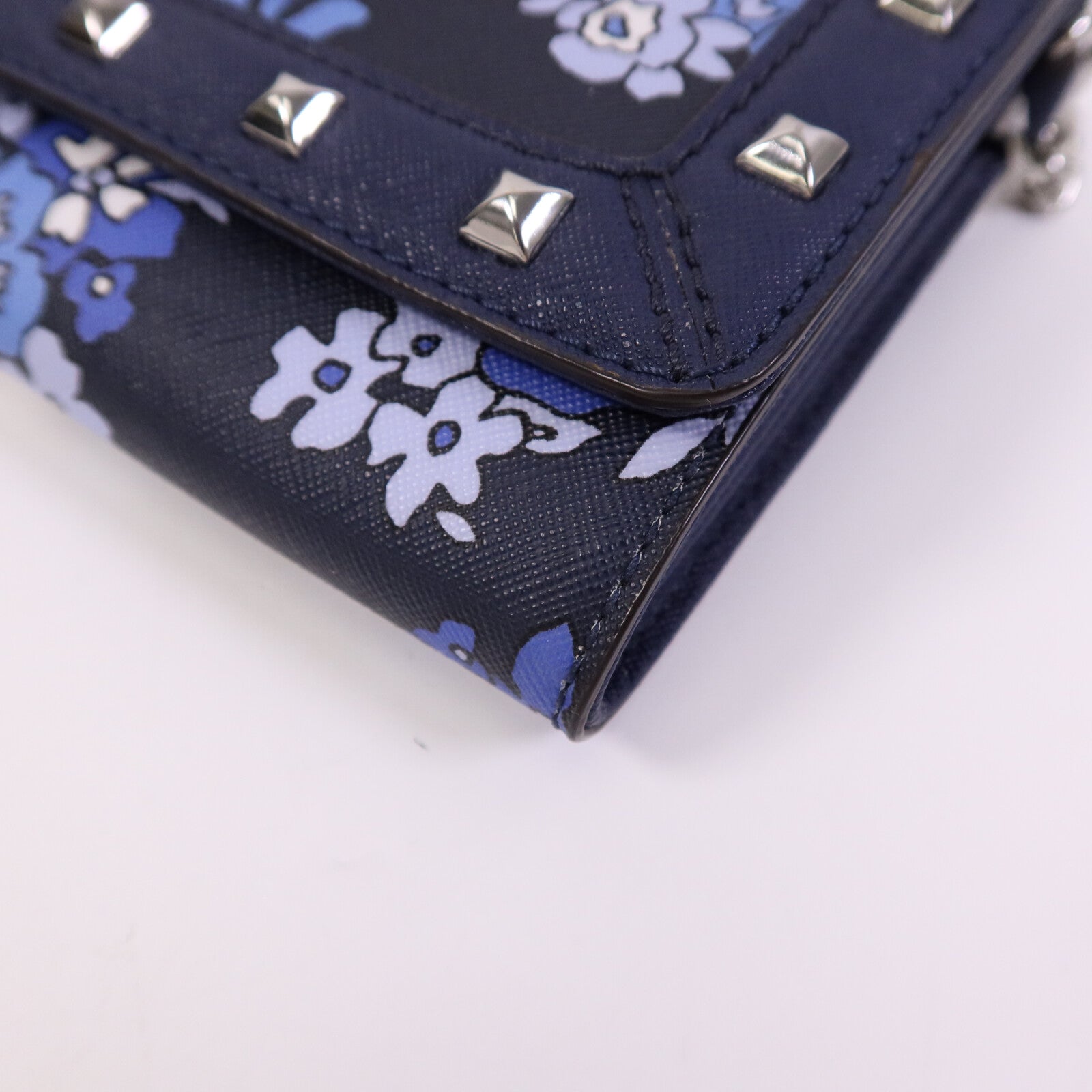Michael Kors 塗層帆布Shoulder Bag銀扣肩背袋