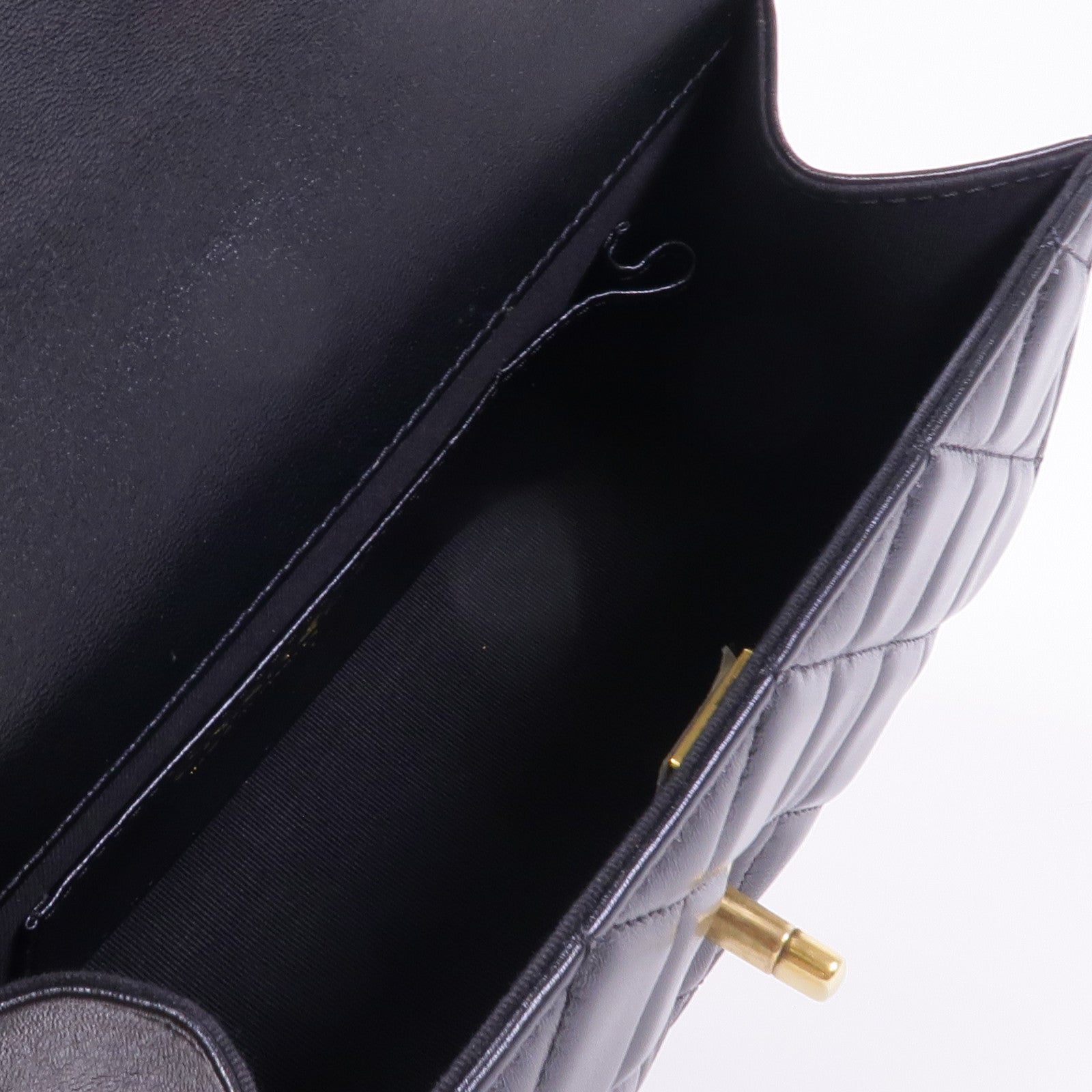 CHANEL 牛皮皮革Chain Shoulder Bag金扣鏈帶肩背袋