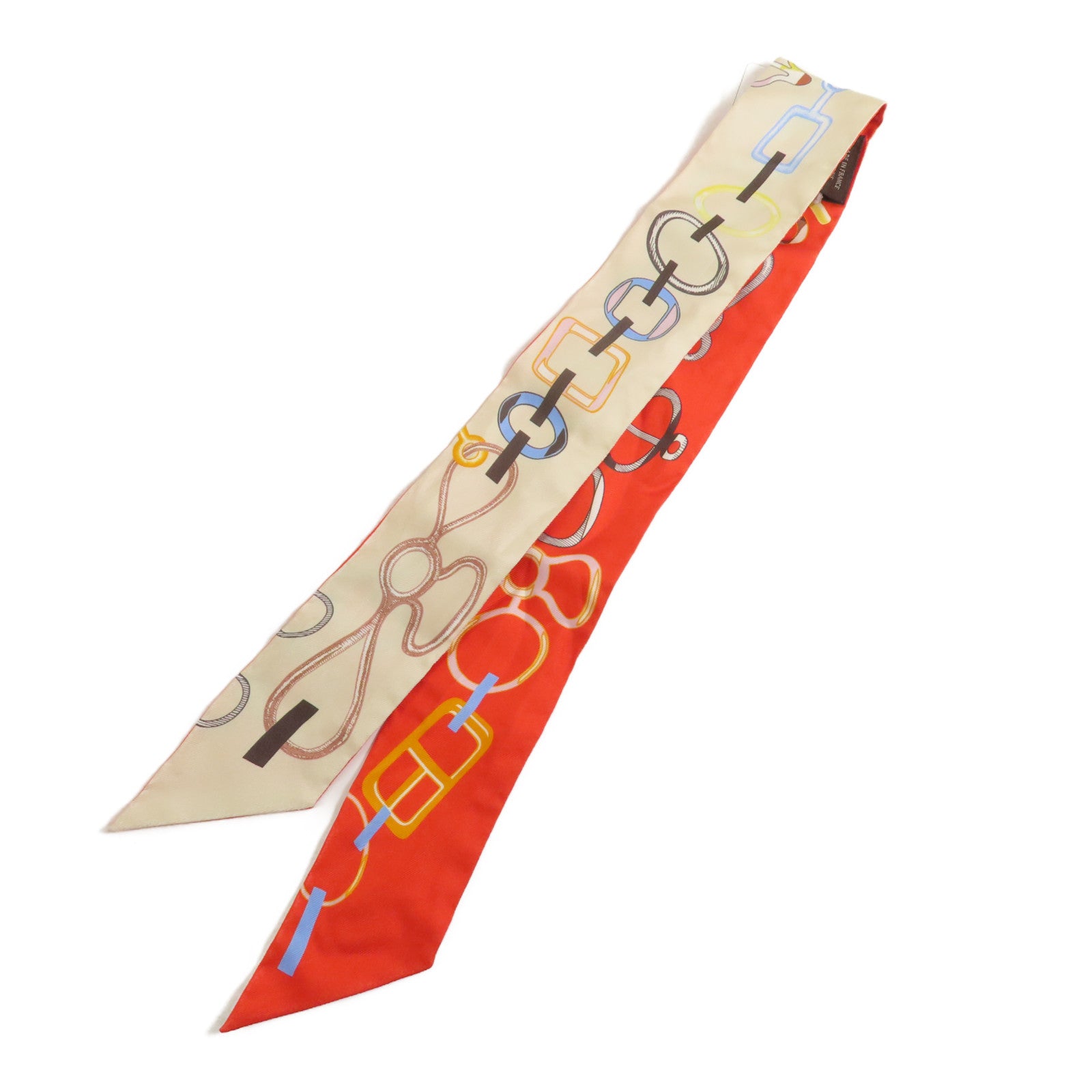 HERMES 絲質Twilly絲巾