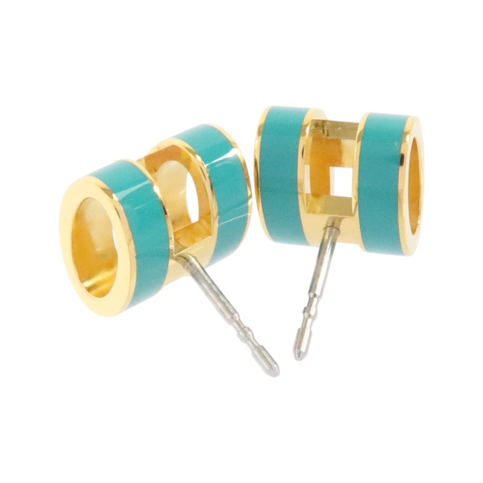 HERMES 金屬/琺瑯Pop H Earrings耳環