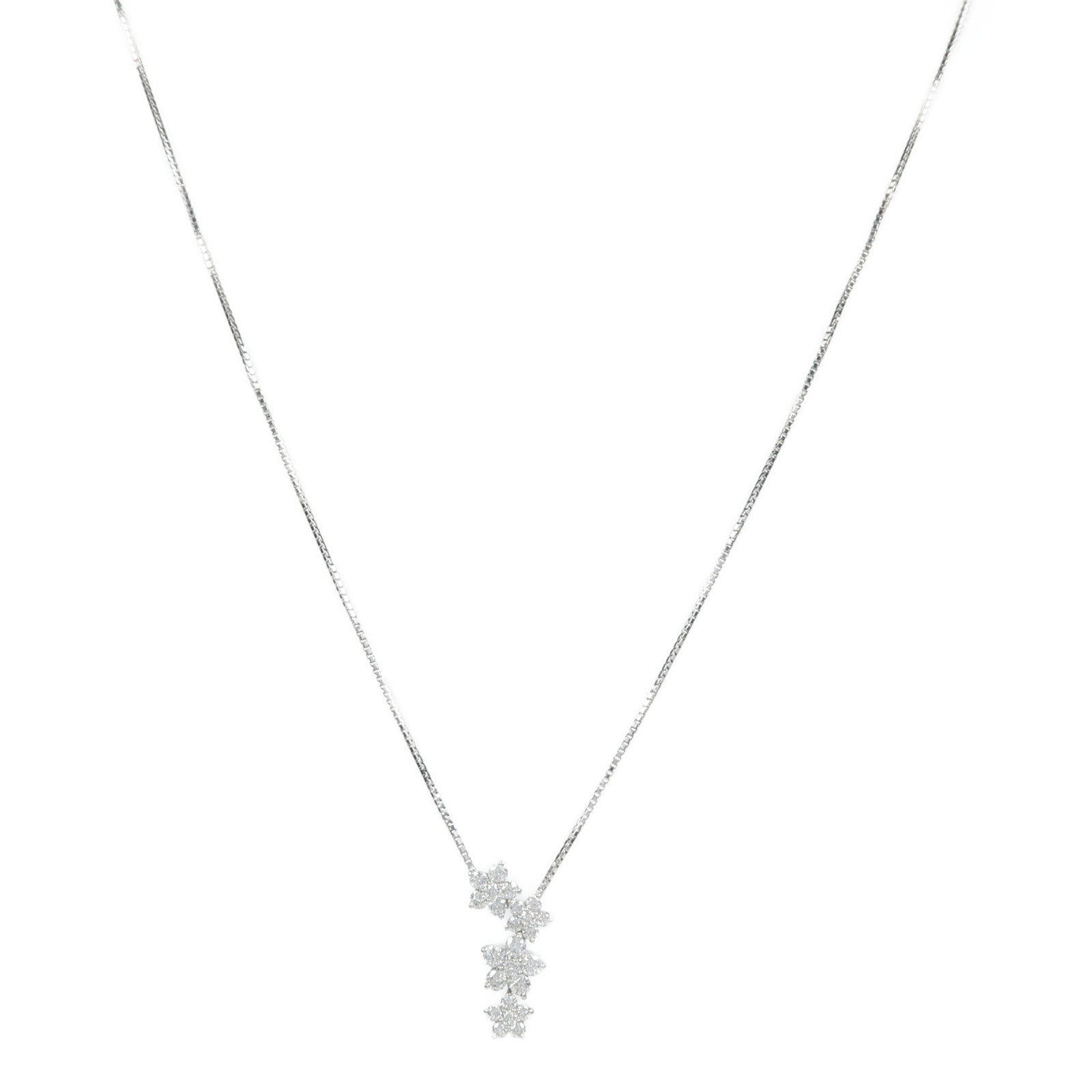 JEWELRY 18K白金Diamond Necklaces鑽石項鍊
