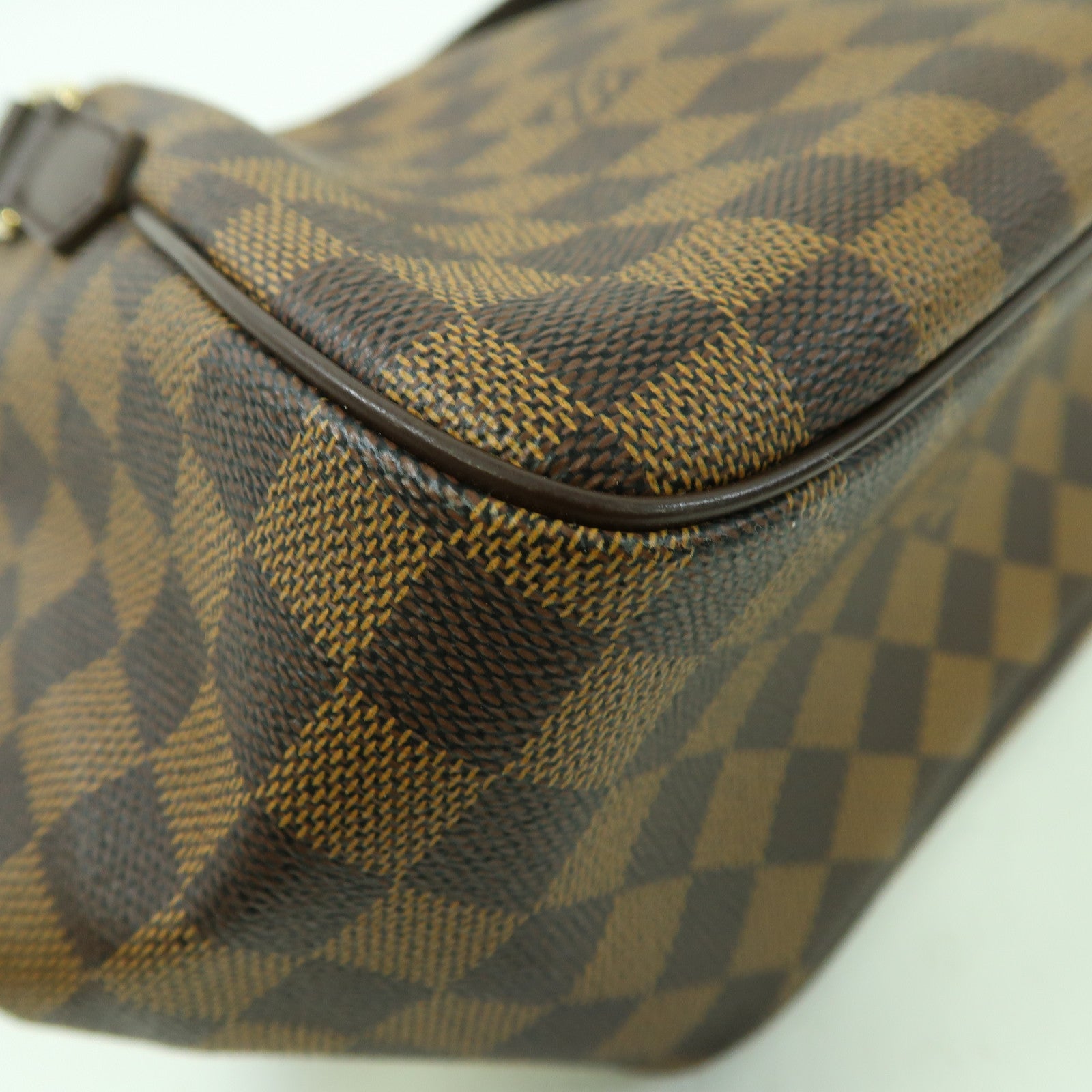 LOUIS VUITTON Damier Belem PM金扣肩背袋啡色