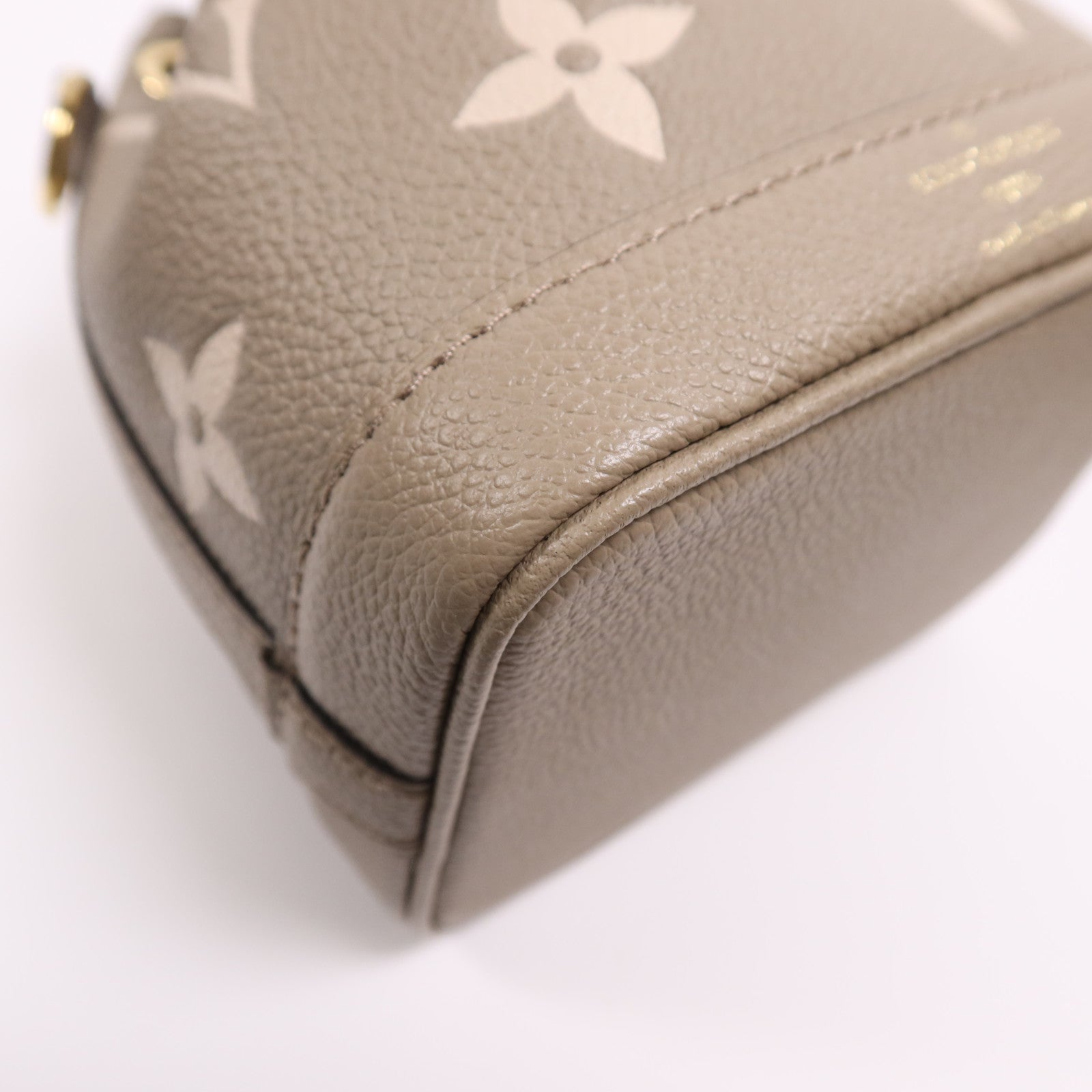 LOUIS VUITTON Monogram Empreinte Nano Noe金扣手挽肩背兩用袋