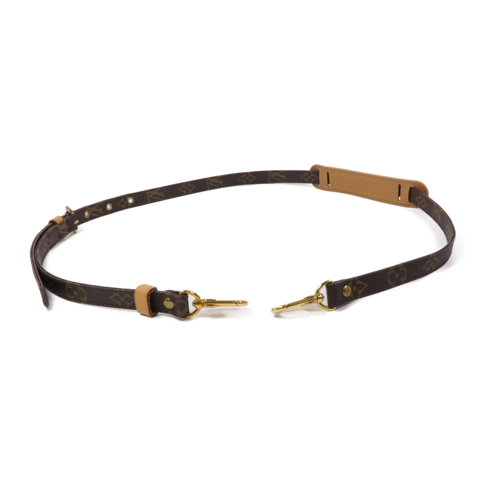 LOUIS VUITTON Monogram Strap金扣肩背帶