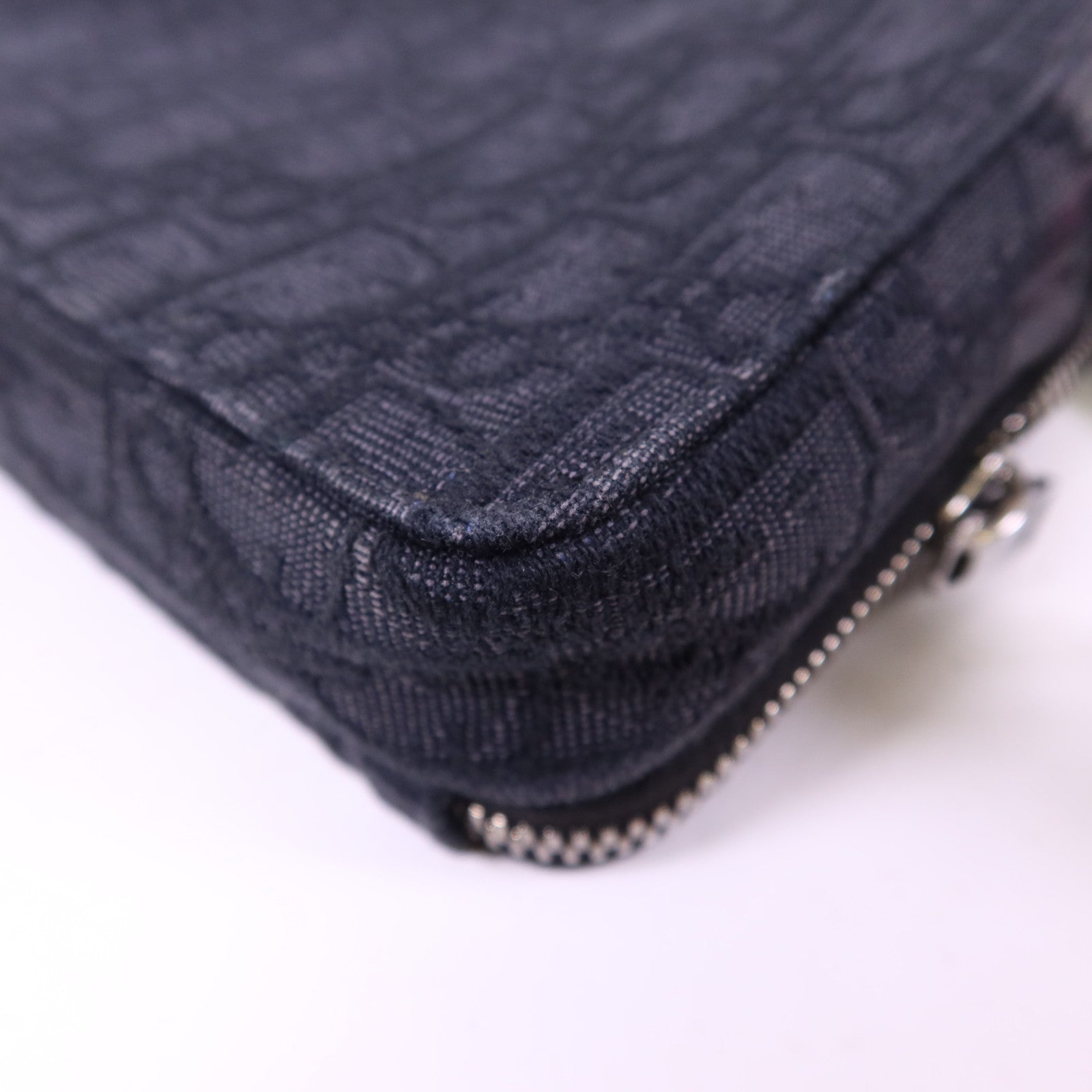 Dior 帆布Shoulder Bag銀扣肩背袋