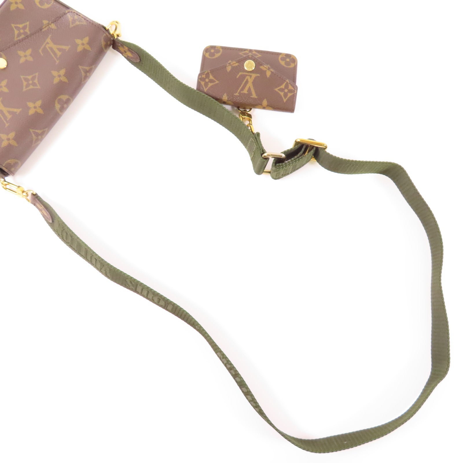 LOUIS VUITTON Monogram Felicie Strap & Go金扣肩背袋