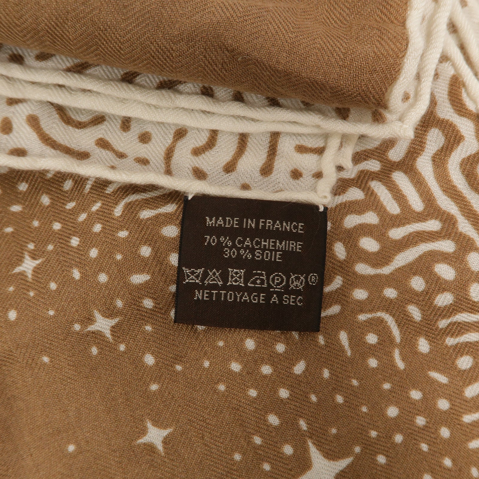 HERMES 絲質/羊絨Scarf 130x130圍巾