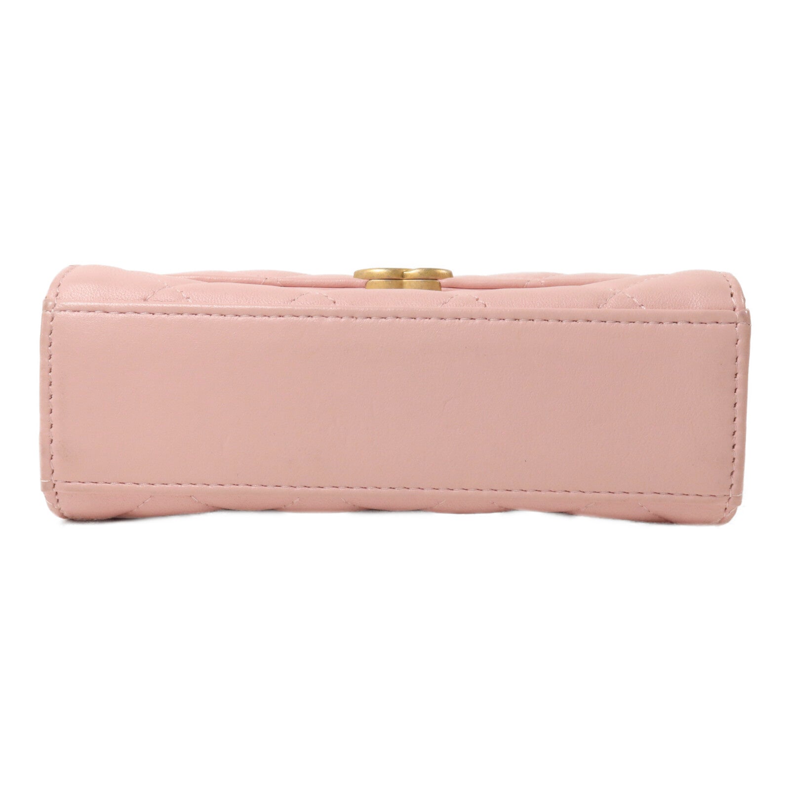 CHANEL 羊皮皮革Mini Top Handle鏈帶手挽肩背兩用袋