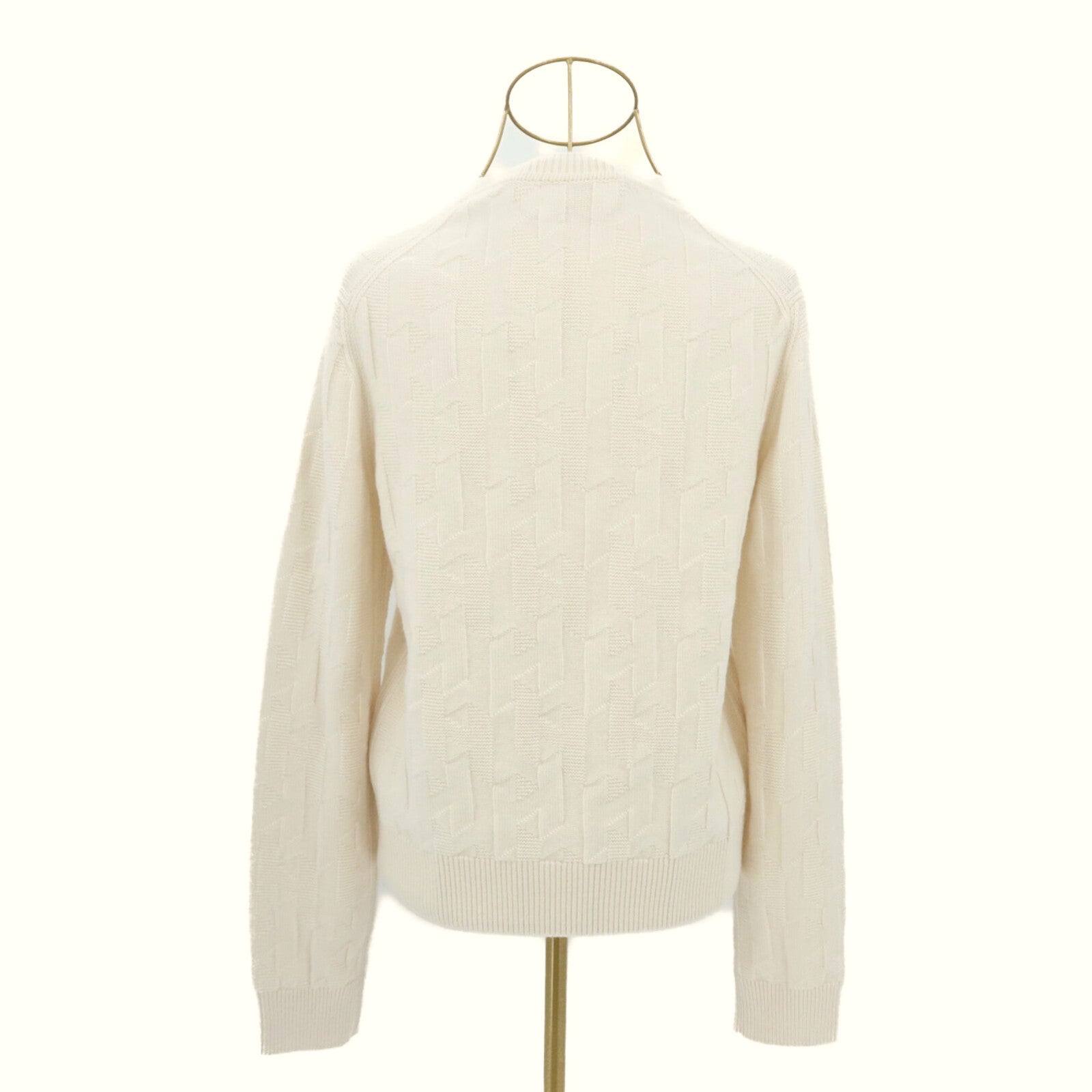 HERMES Virgin Wool H-Motif Knit Sweater針織