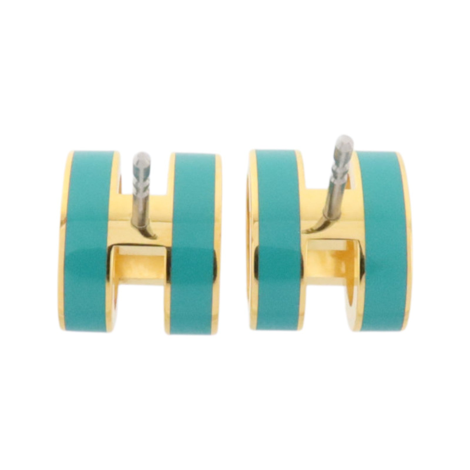 HERMES 金屬/琺瑯Pop H Earrings耳環
