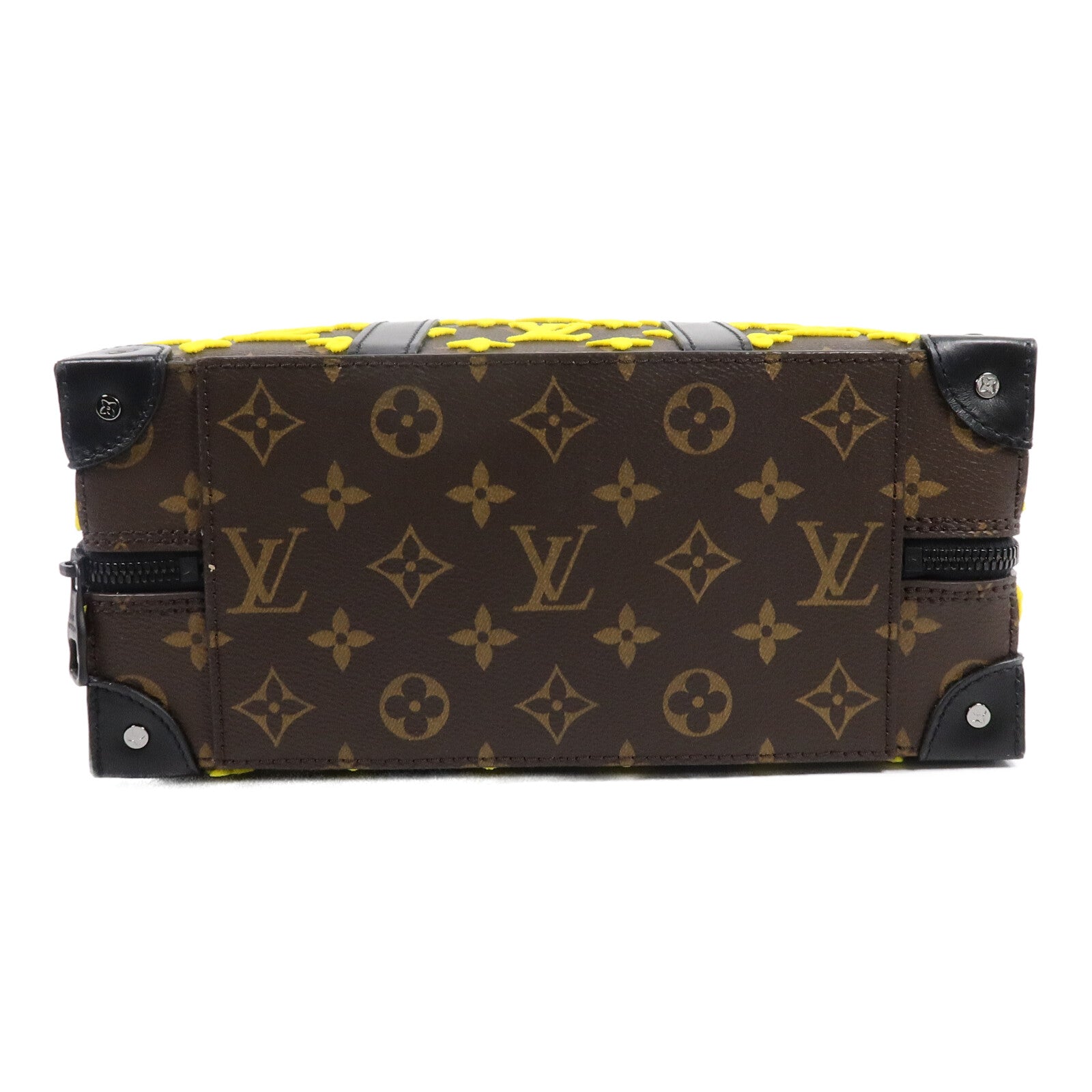 LOUIS VUITTON Monogram Tuffetage Trunk Speedy手挽肩背兩用袋