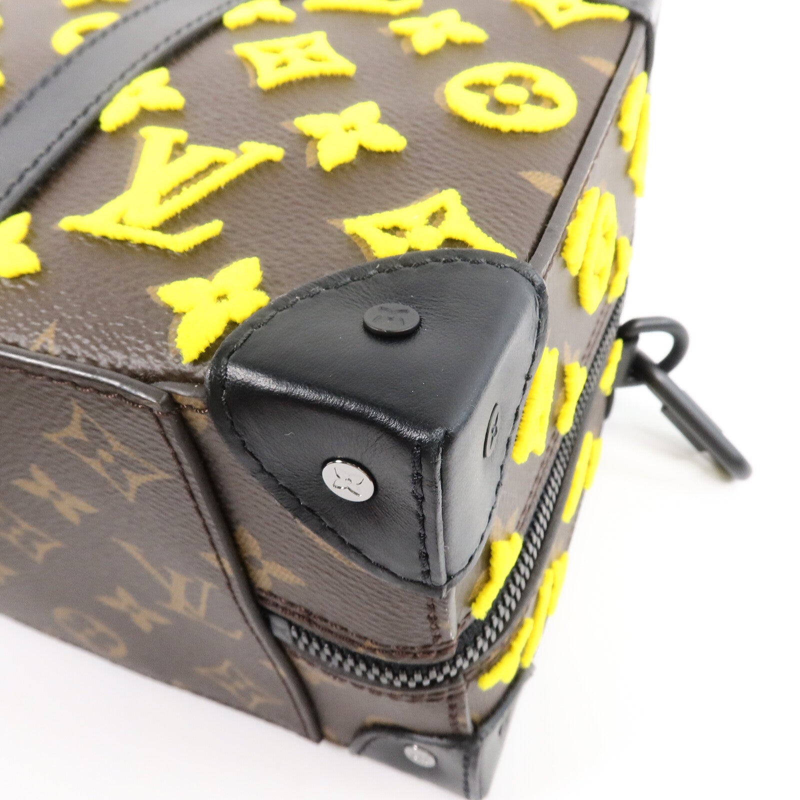 LOUIS VUITTON Monogram Tuffetage Trunk Speedy手挽肩背兩用袋