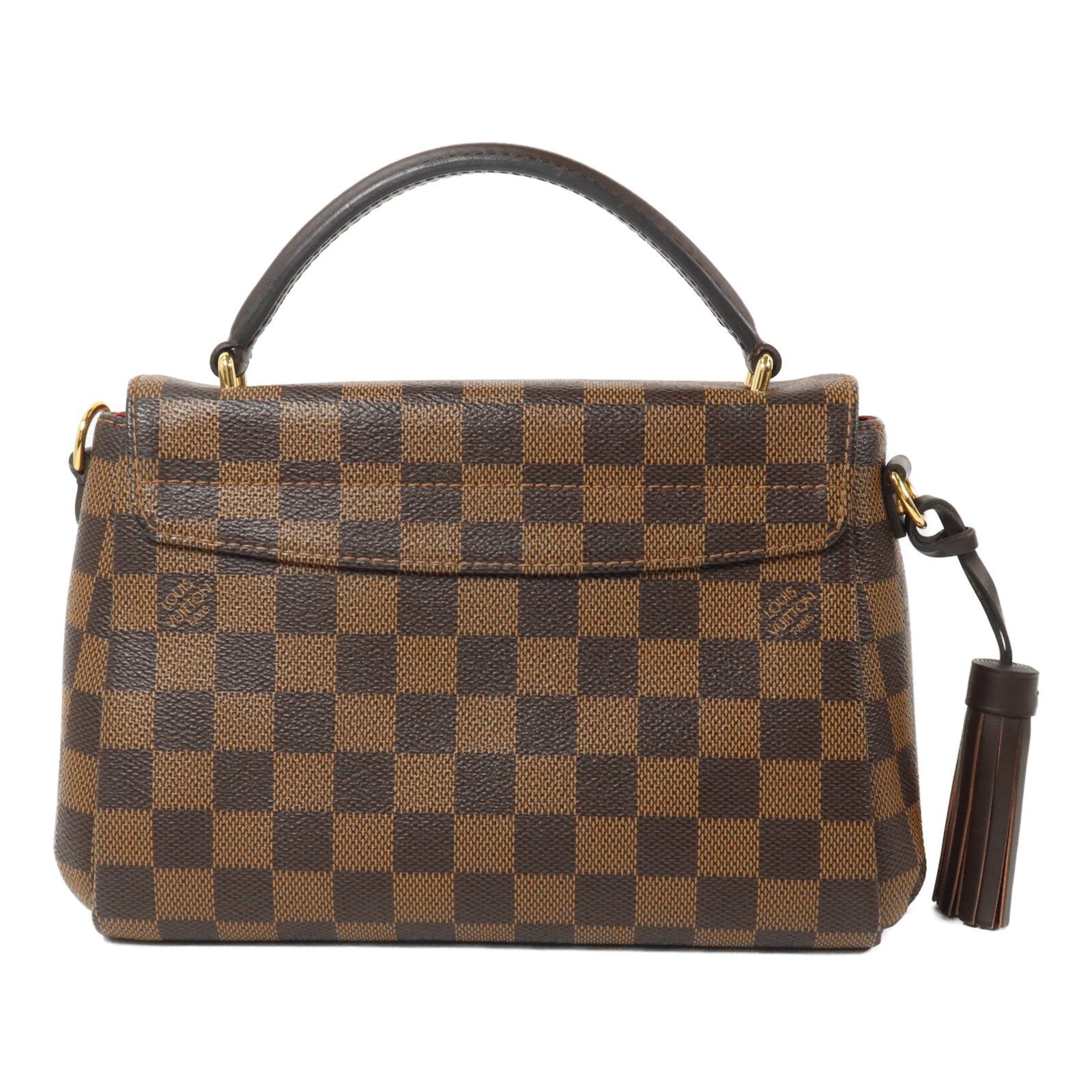 LOUIS VUITTON Damier Croisette手挽肩背兩用袋