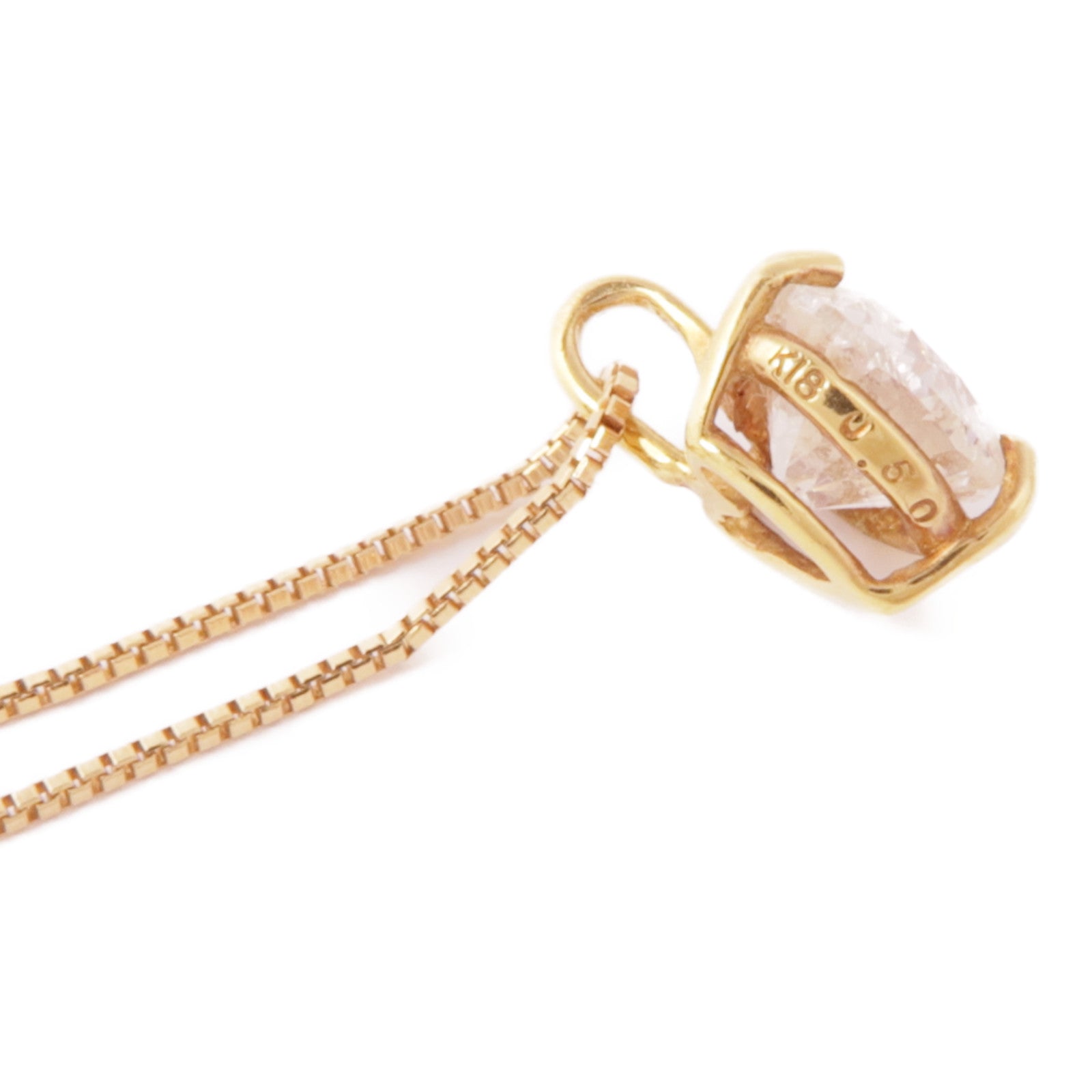 JEWELRY 18K玫瑰金Diamond Necklace鑽石項鍊
