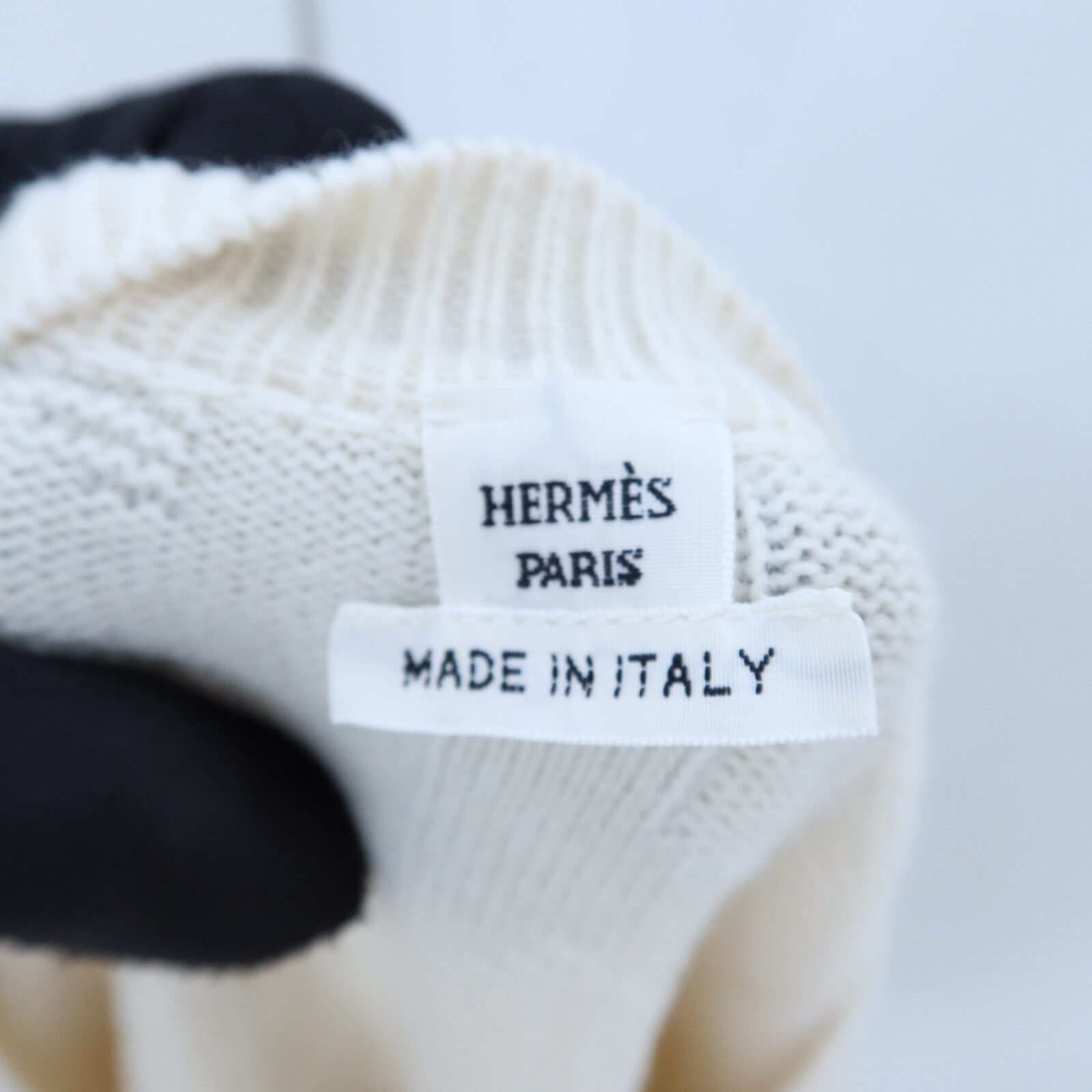HERMES Virgin Wool H-Motif Knit Sweater針織