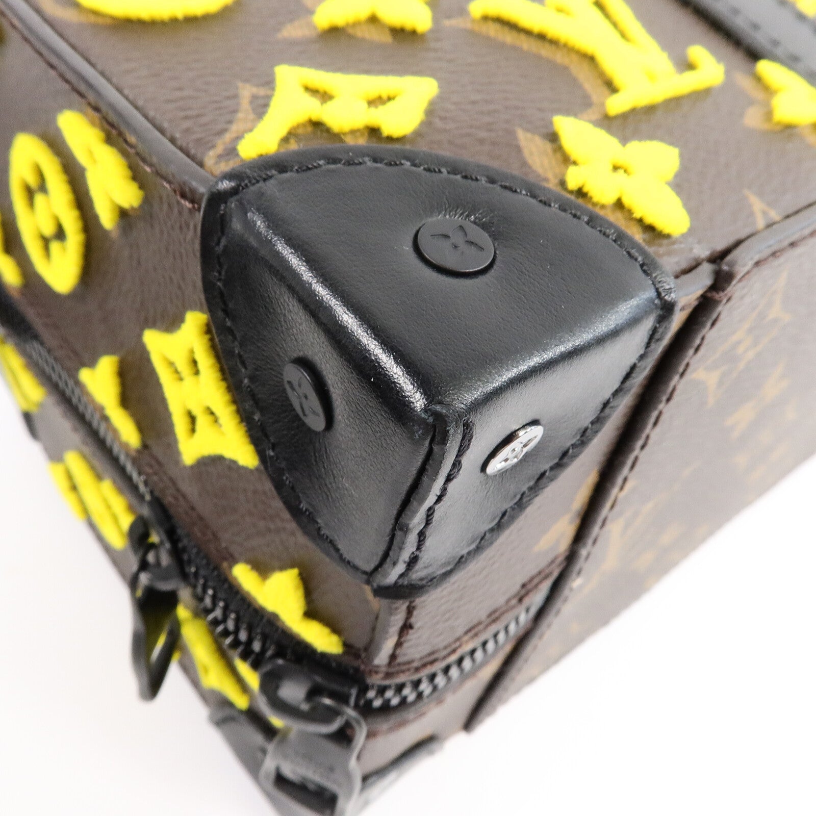 LOUIS VUITTON Monogram Tuffetage Trunk Speedy手挽肩背兩用袋