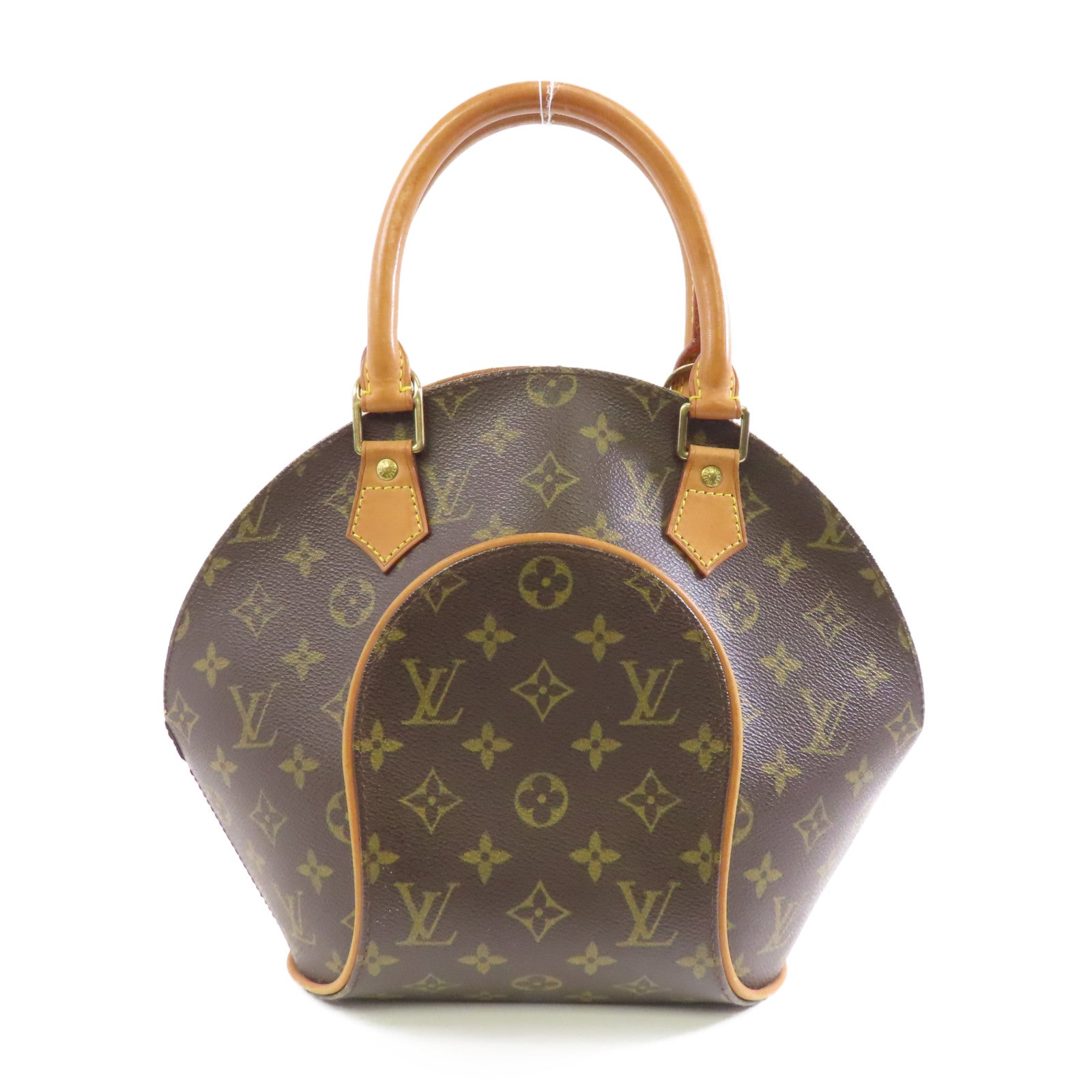 LOUIS VUITTON 【激減優惠】Monogram Ellipse MM金扣手挽袋啡色