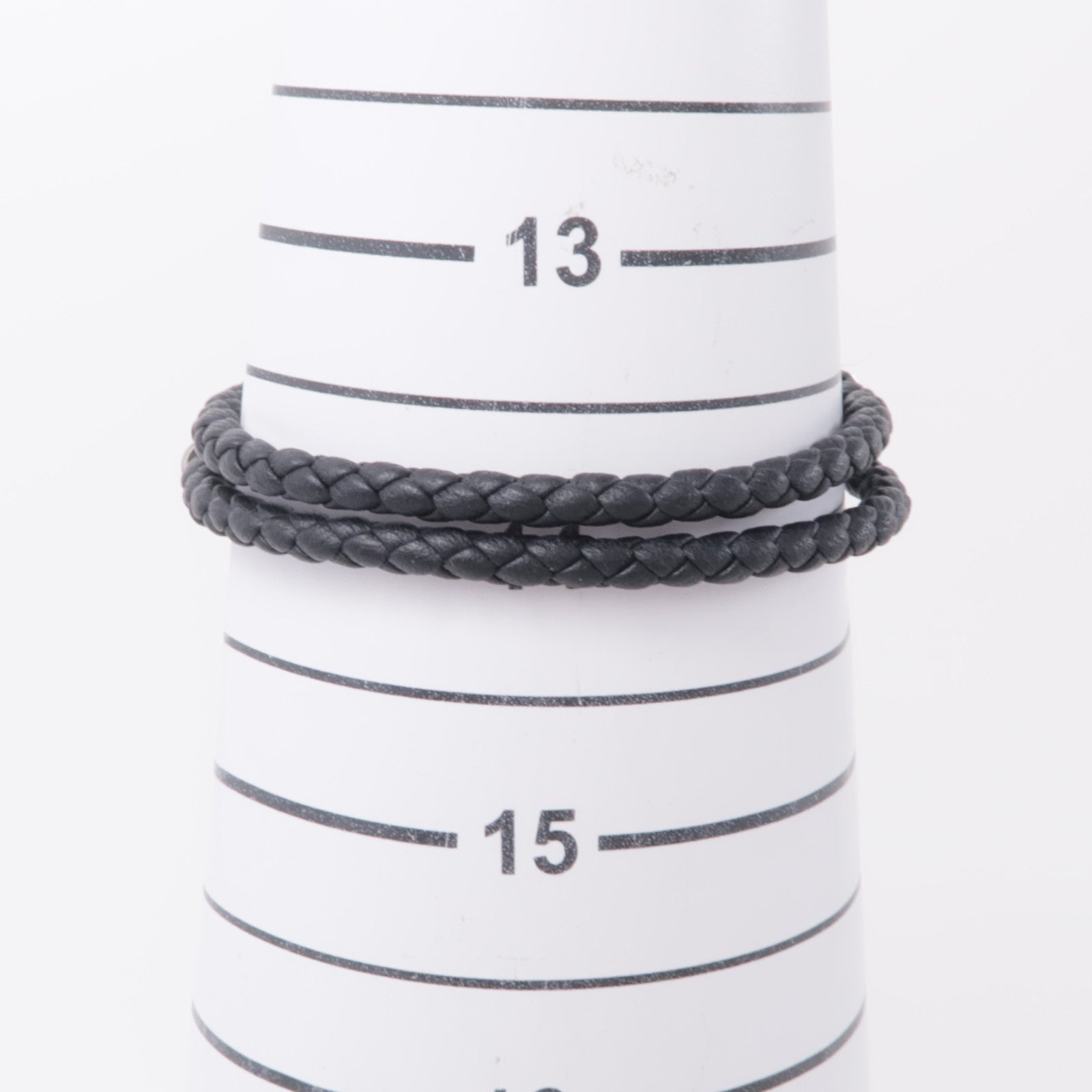 HERMES Swift皮革Roulis Double Tour Bracelet手鏈Noir黑色